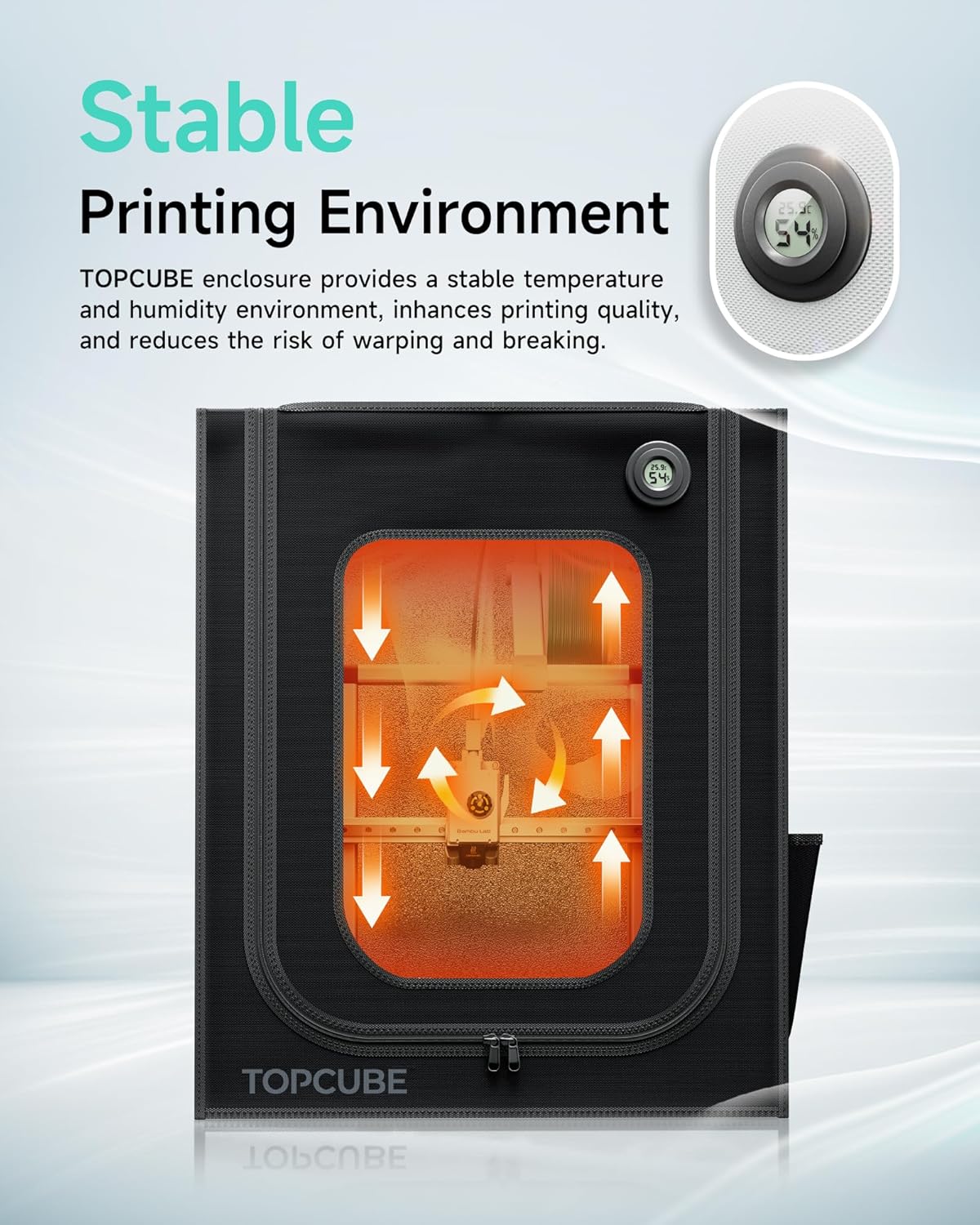 TOPCUBE Alloggiamento Stampante 3D per Bambu Lab A1 - immagine 2