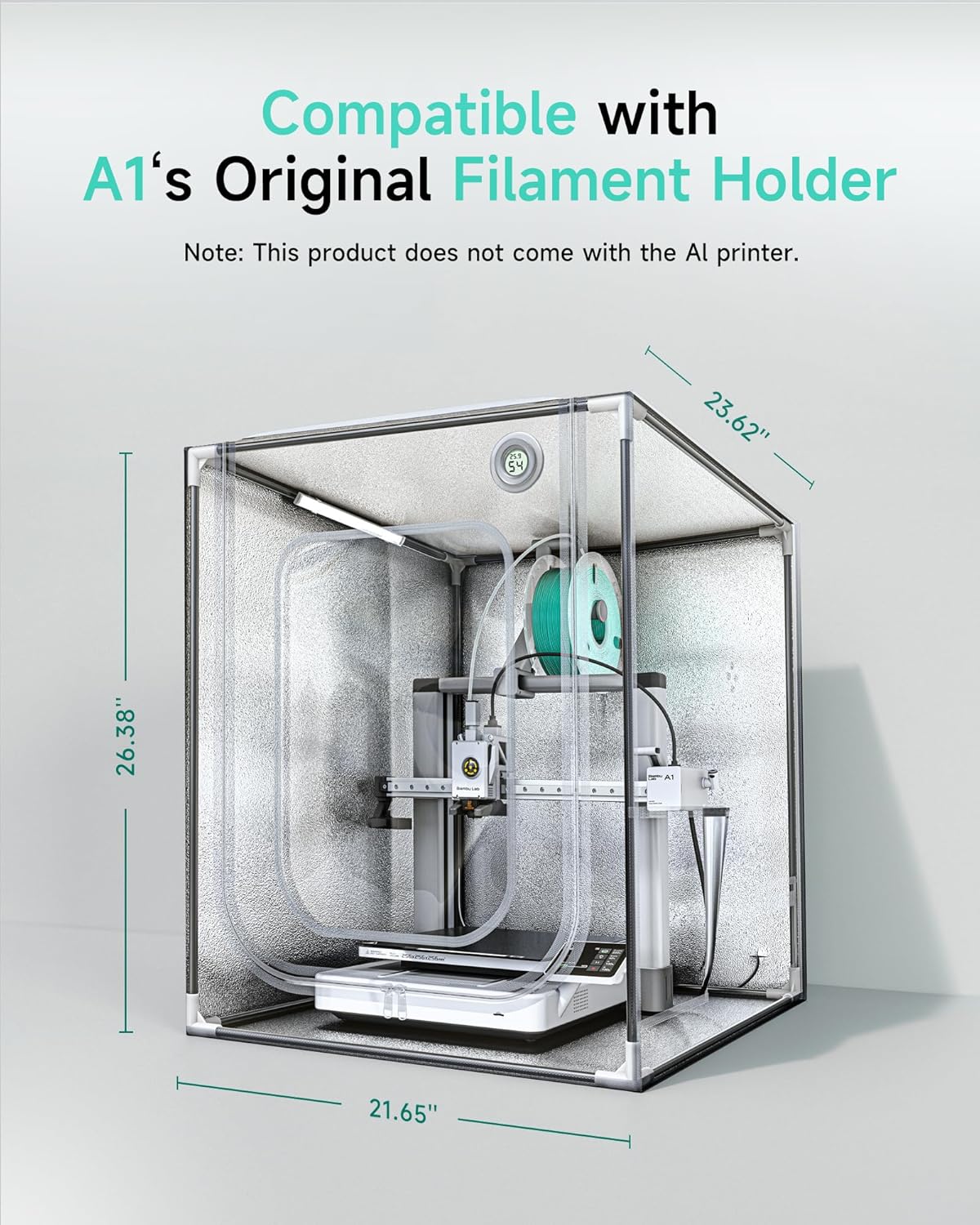 TOPCUBE Alloggiamento Stampante 3D per Bambu Lab A1 - immagine 5