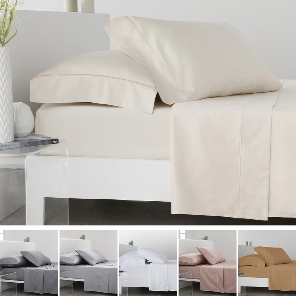 Cotton Artean Set Lenzuola Raso Cotone Egiziano 300 Fili