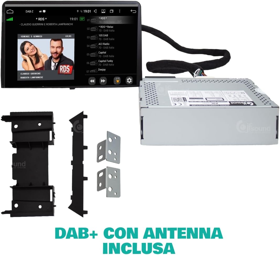 JF Sound X7C - Autoradio Custom Fit per Citroën Berlingo (2018-2022) - immagine 7