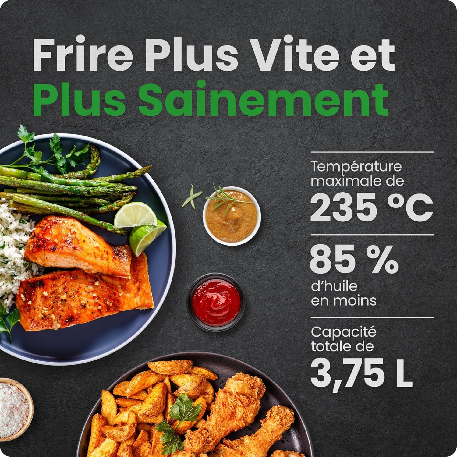 Chefman Friggitrice ad Aria Compatta 3.75L - immagine 2