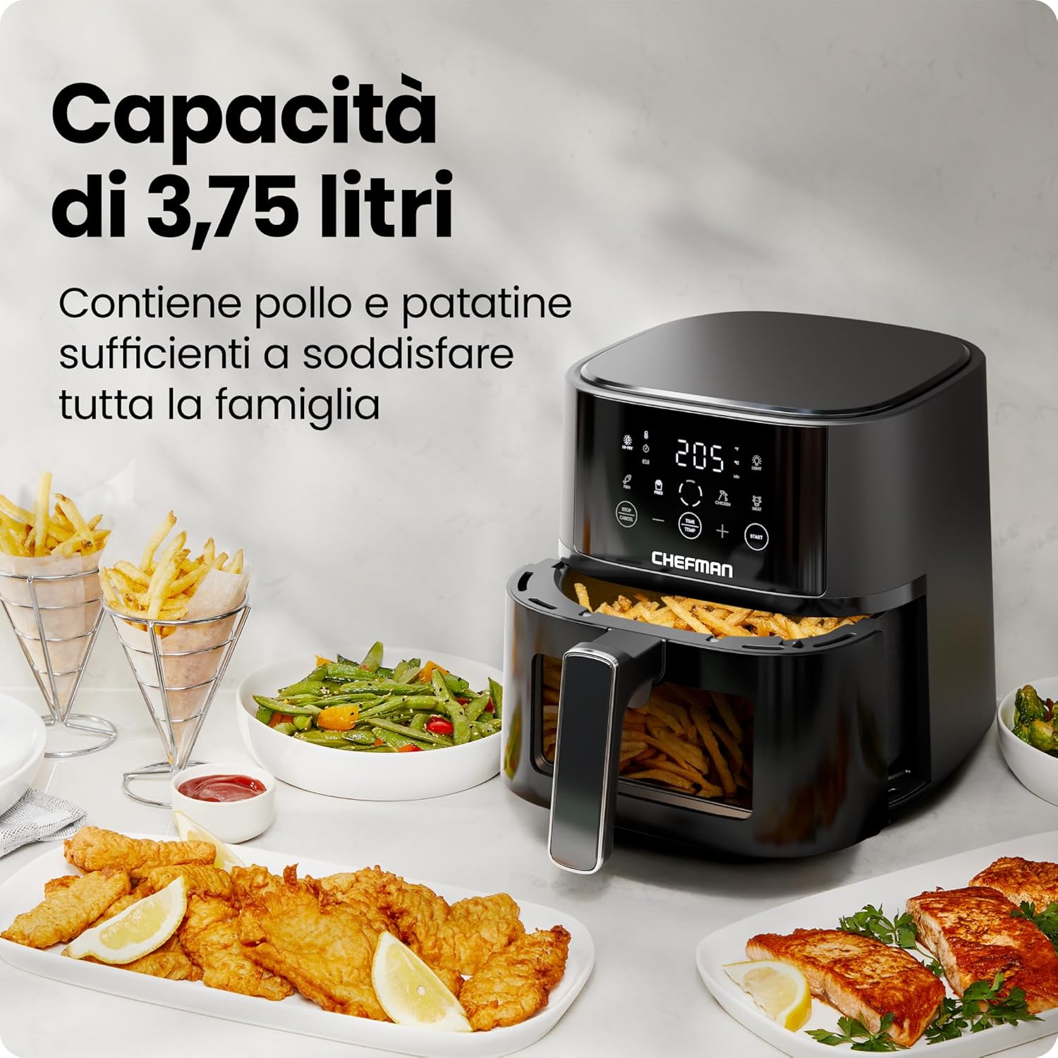 Chefman Friggitrice ad Aria Compatta 3.75L - immagine 3