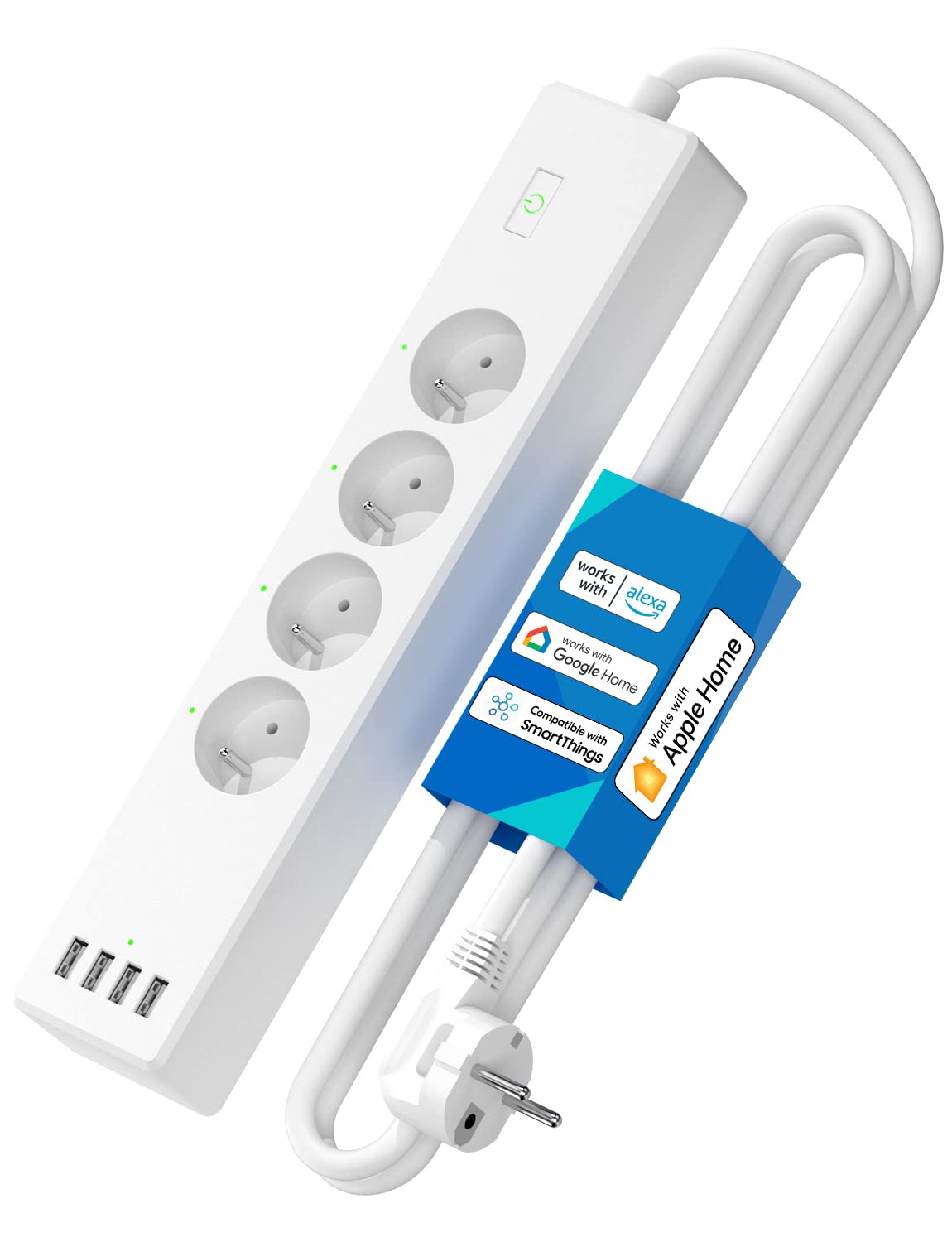 Meross Multipresa WiFi 4 Prese AC e 4 USB