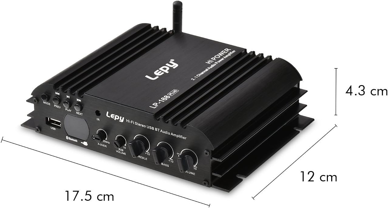 DollaTek LEPY LP-168 Plus - Amplificatore Digitale Hi-Fi - immagine 4