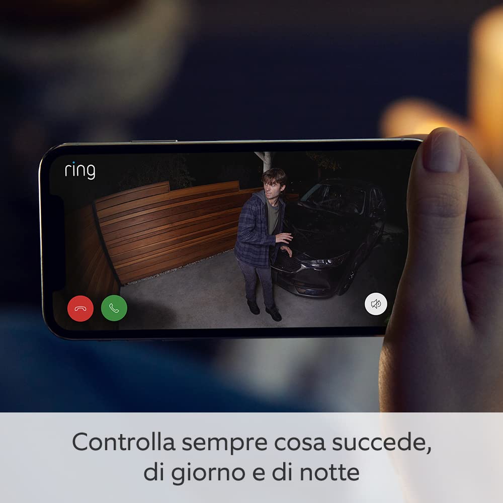 Ring Videocamera Plus con Faretti Plug-in (2 Telecamere) - immagine 3