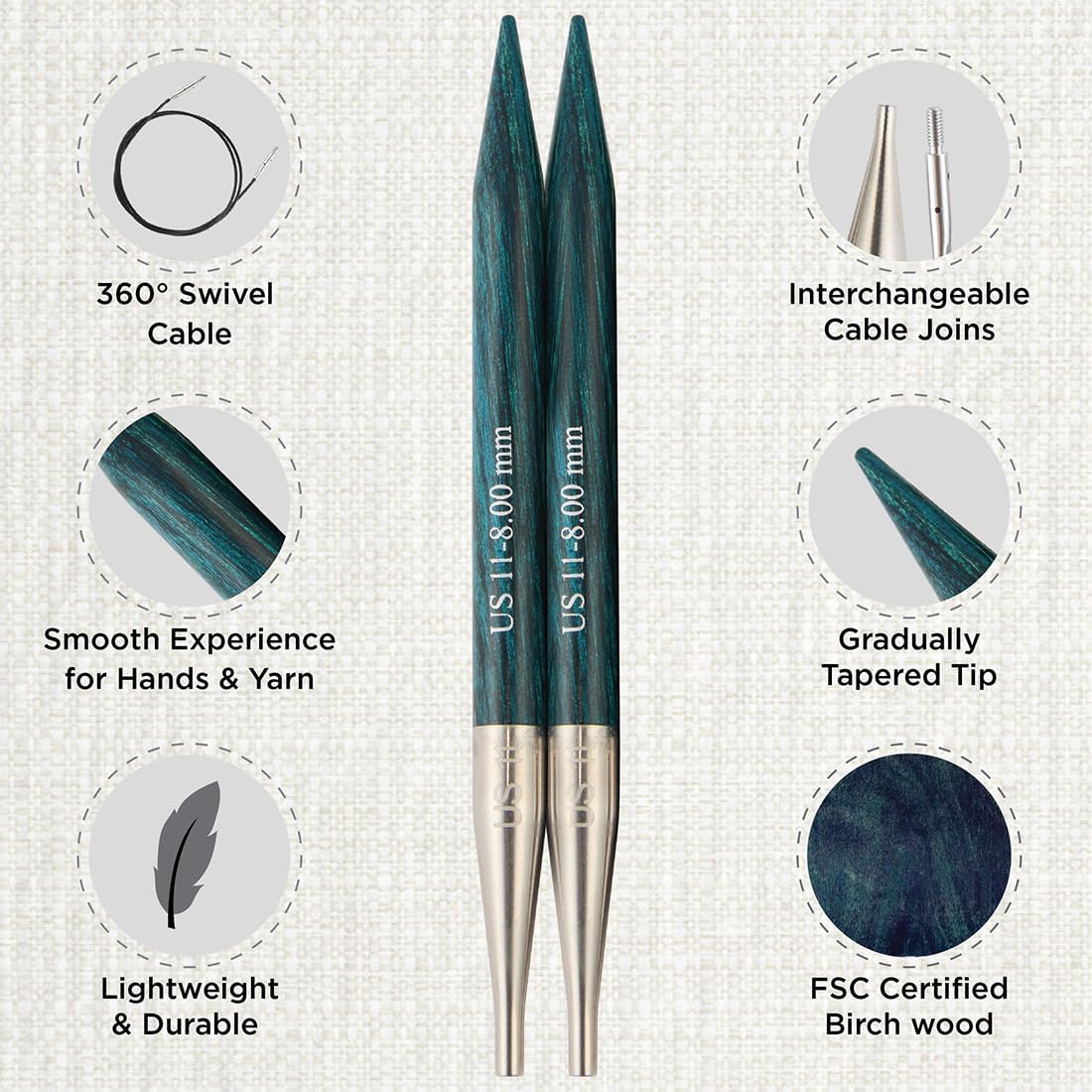 Knitpro Dreamz - Set Ferri Circolari Intercambiabili - immagine 3