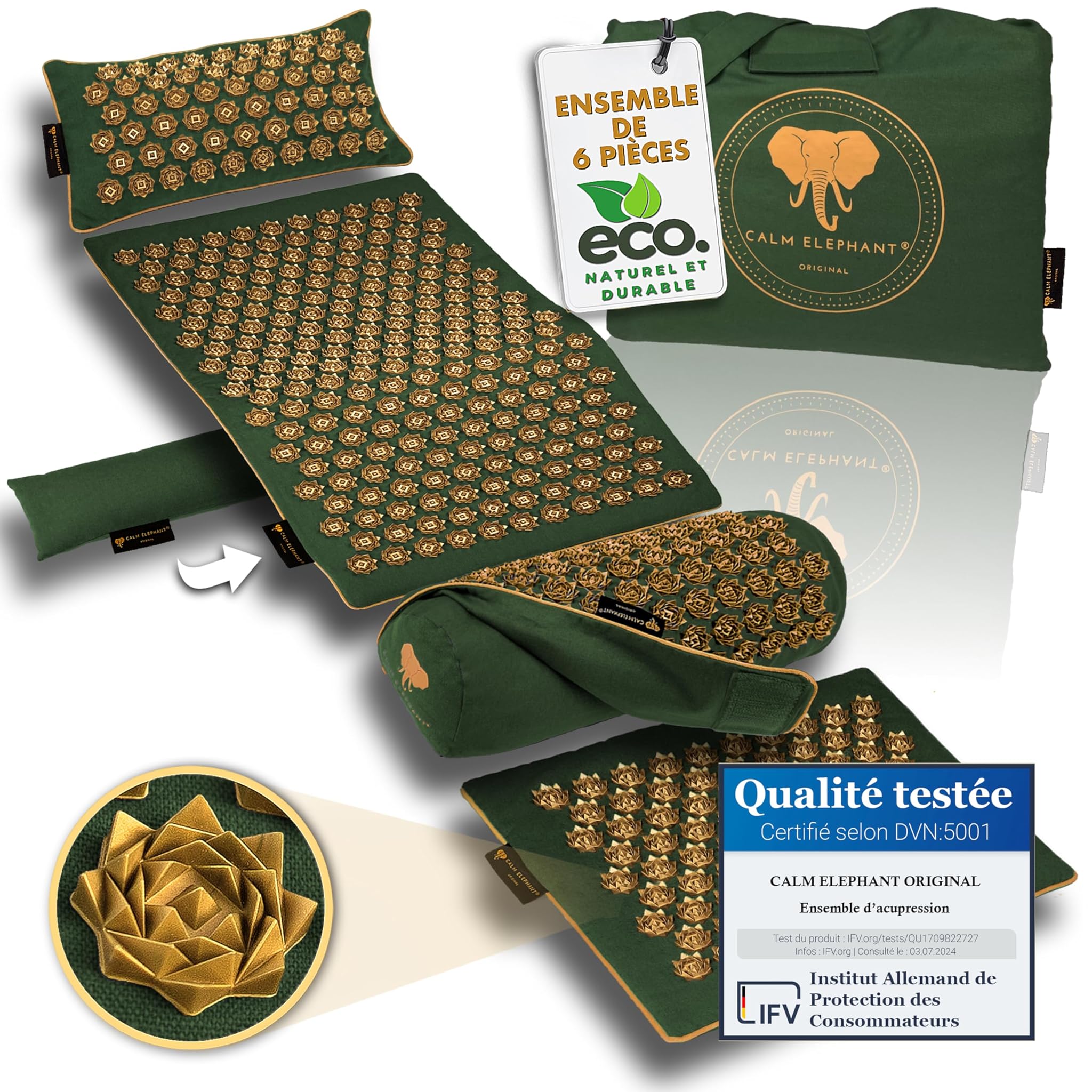 CALM ELEPHANT ORIGINAL® ULTIMATE - Tappetino Agopressione XXL