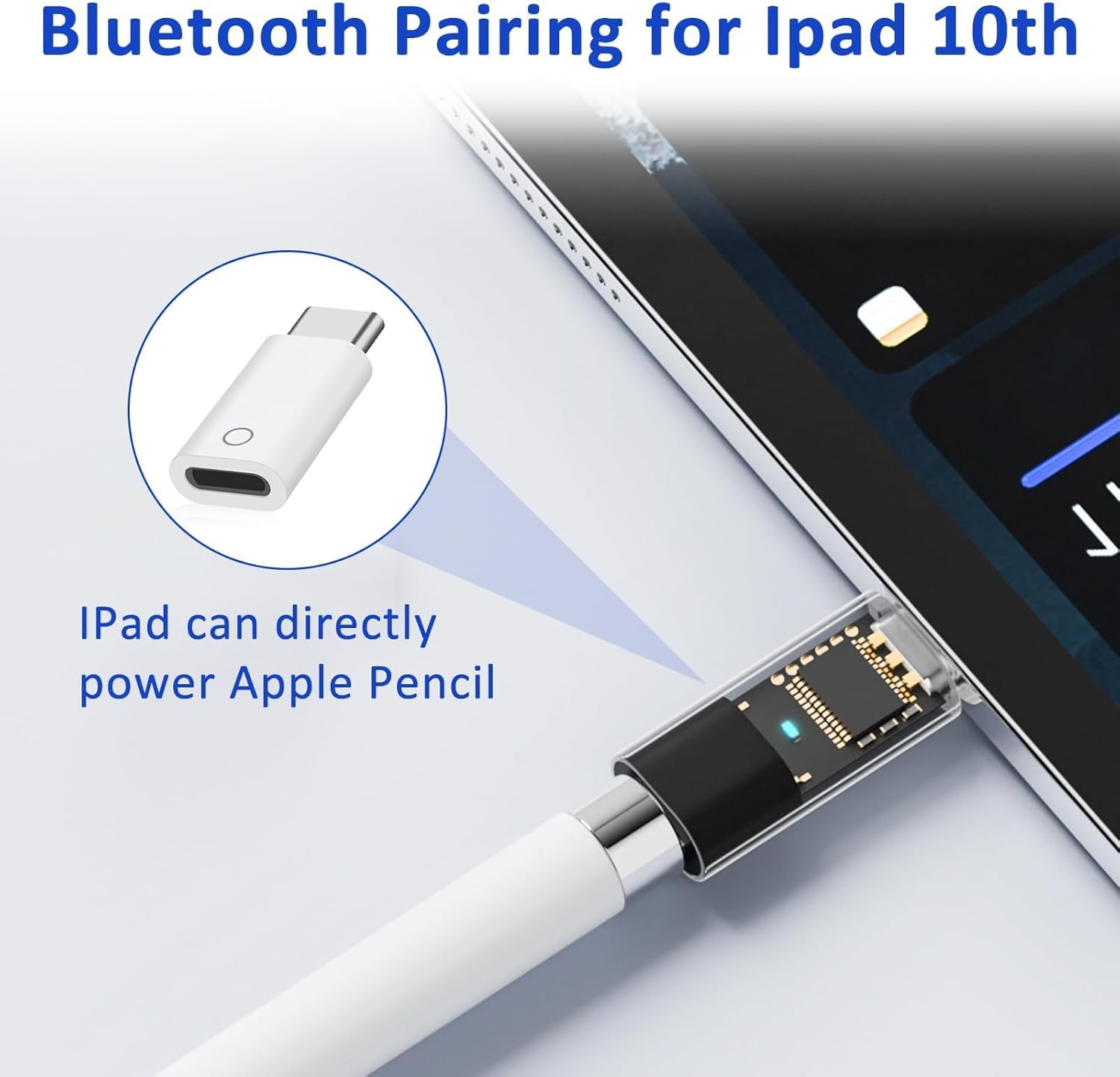 Adattatore Ricarica USB-C per Apple Pencil 1a Gen - immagine 5