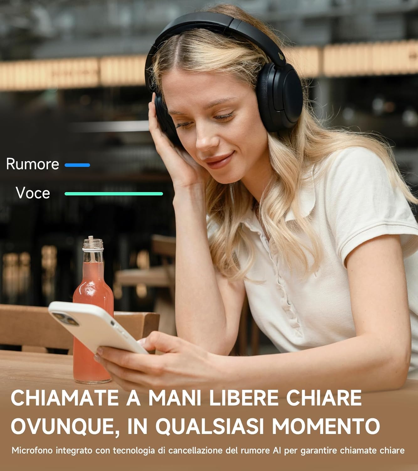 Edifier W800BT Pro Cuffie ANC Ibrida, Nero - immagine 4