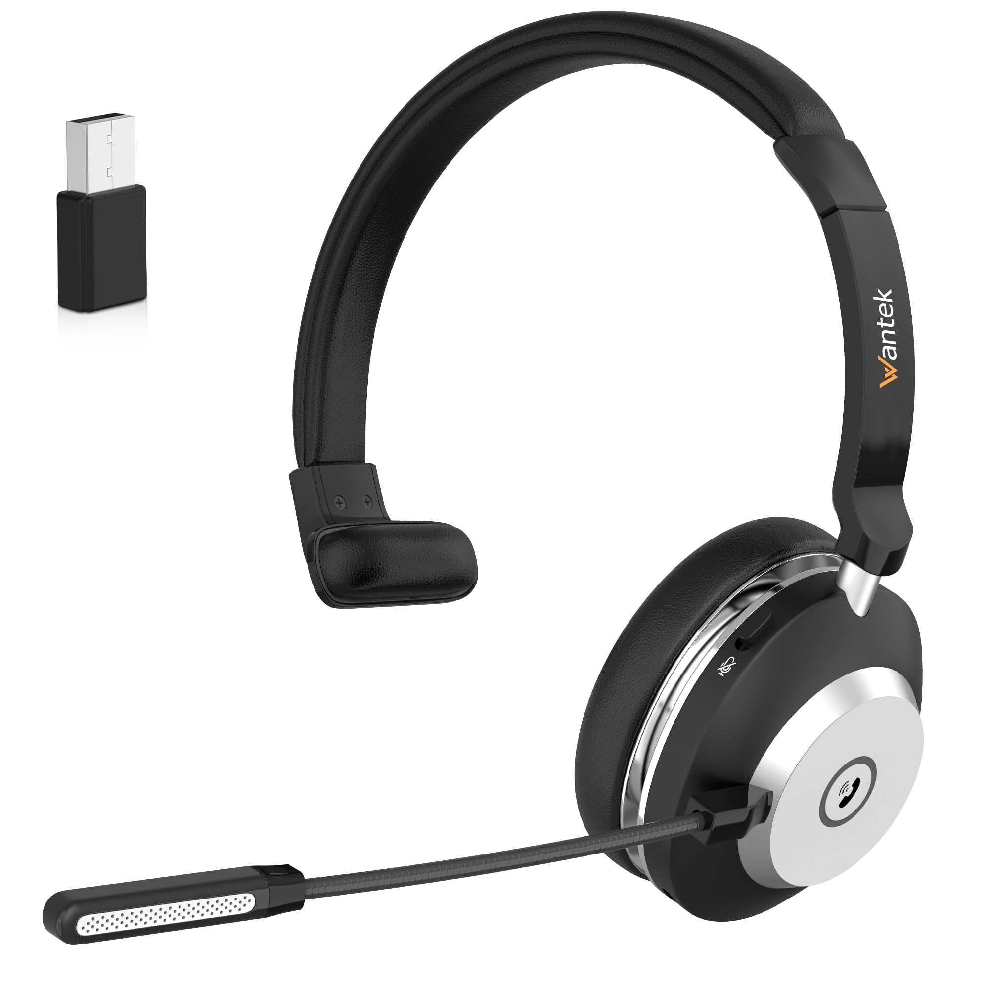 Wantek Cuffie Wireless Bluetooth con Microfono