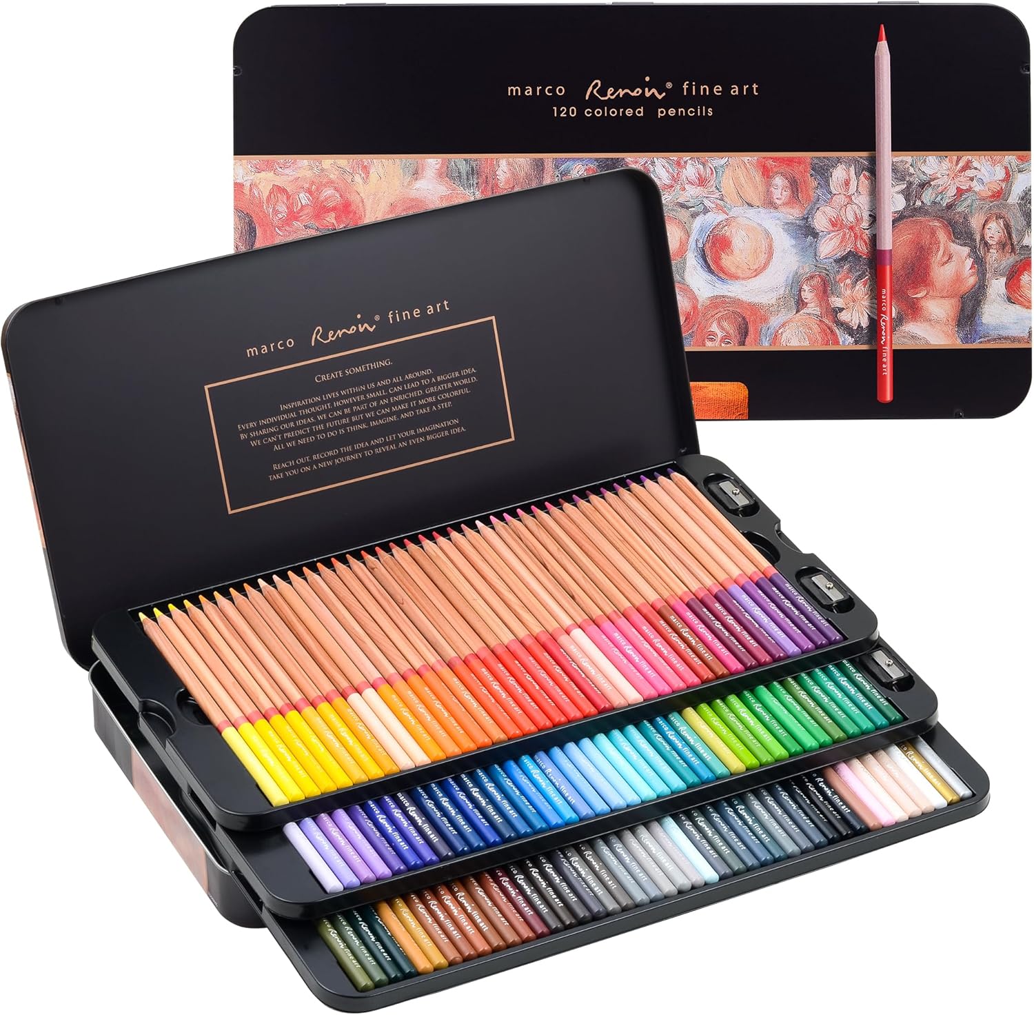 Marco Matite Colorate Professionali 120 Colori Vivaci - immagine 1