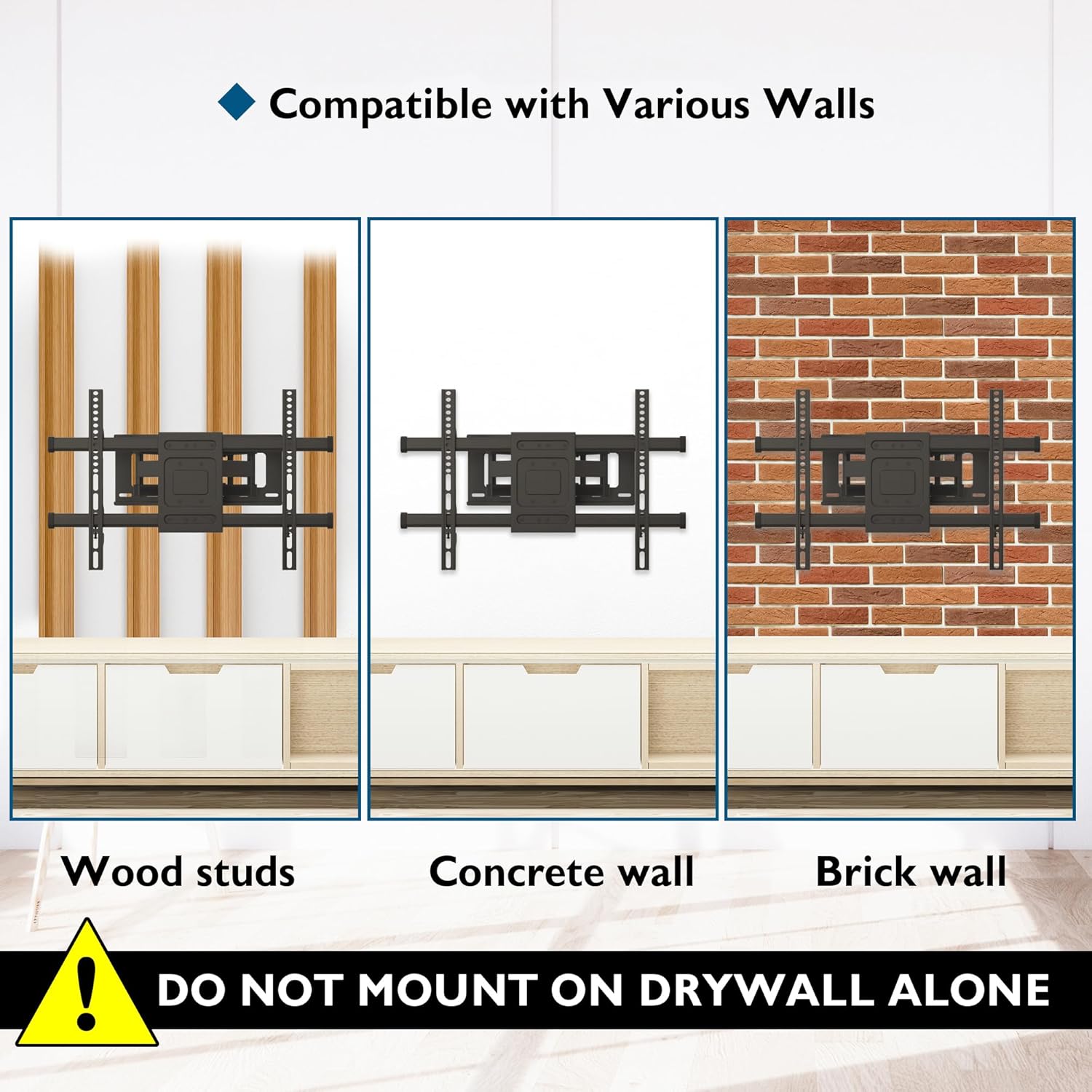Bontec Supporto TV da Parete per LED LCD 32-85 pollici - immagine 8