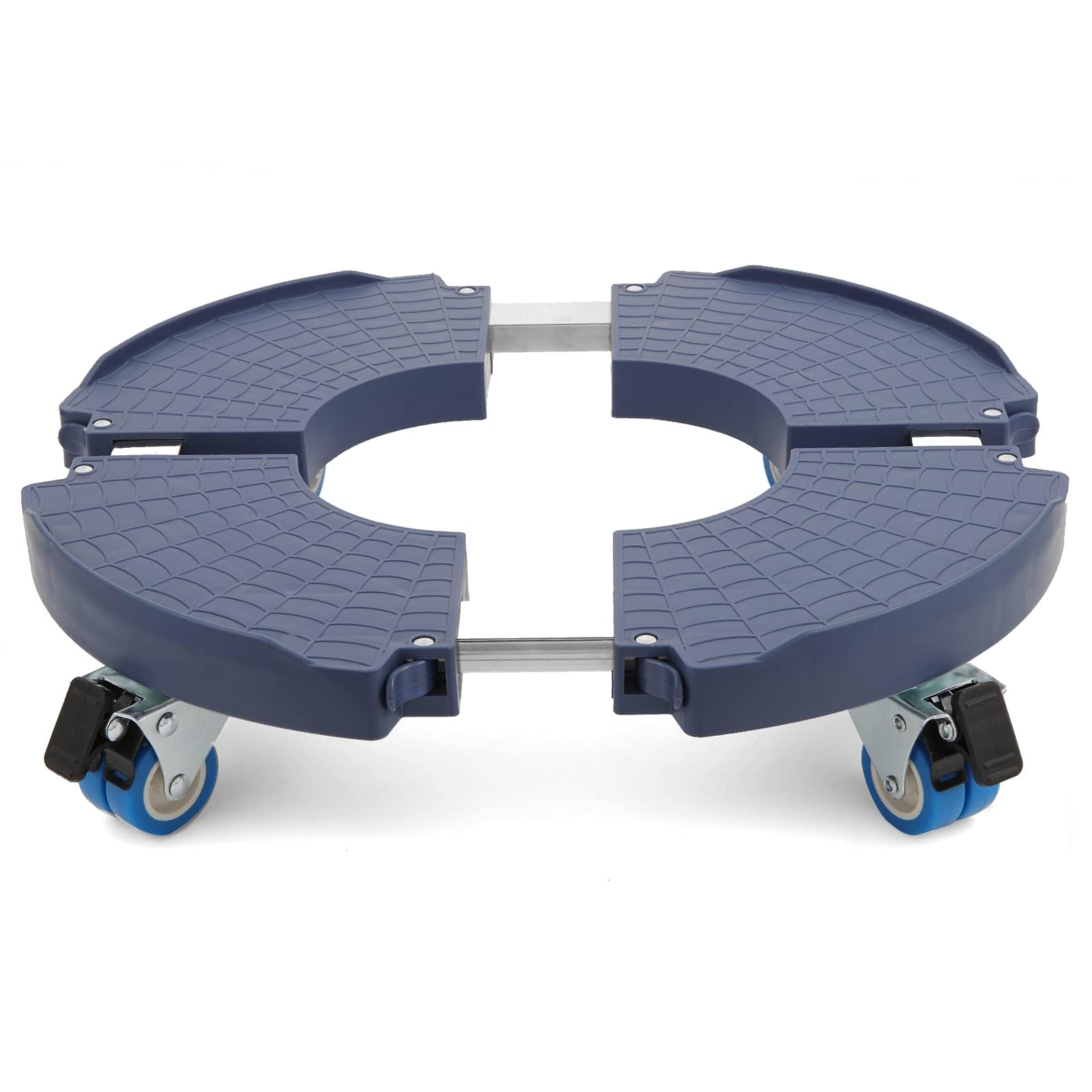 W B D WEIBIDA Sottovaso con Ruote Regolabili Ø 40-54cm, Blu