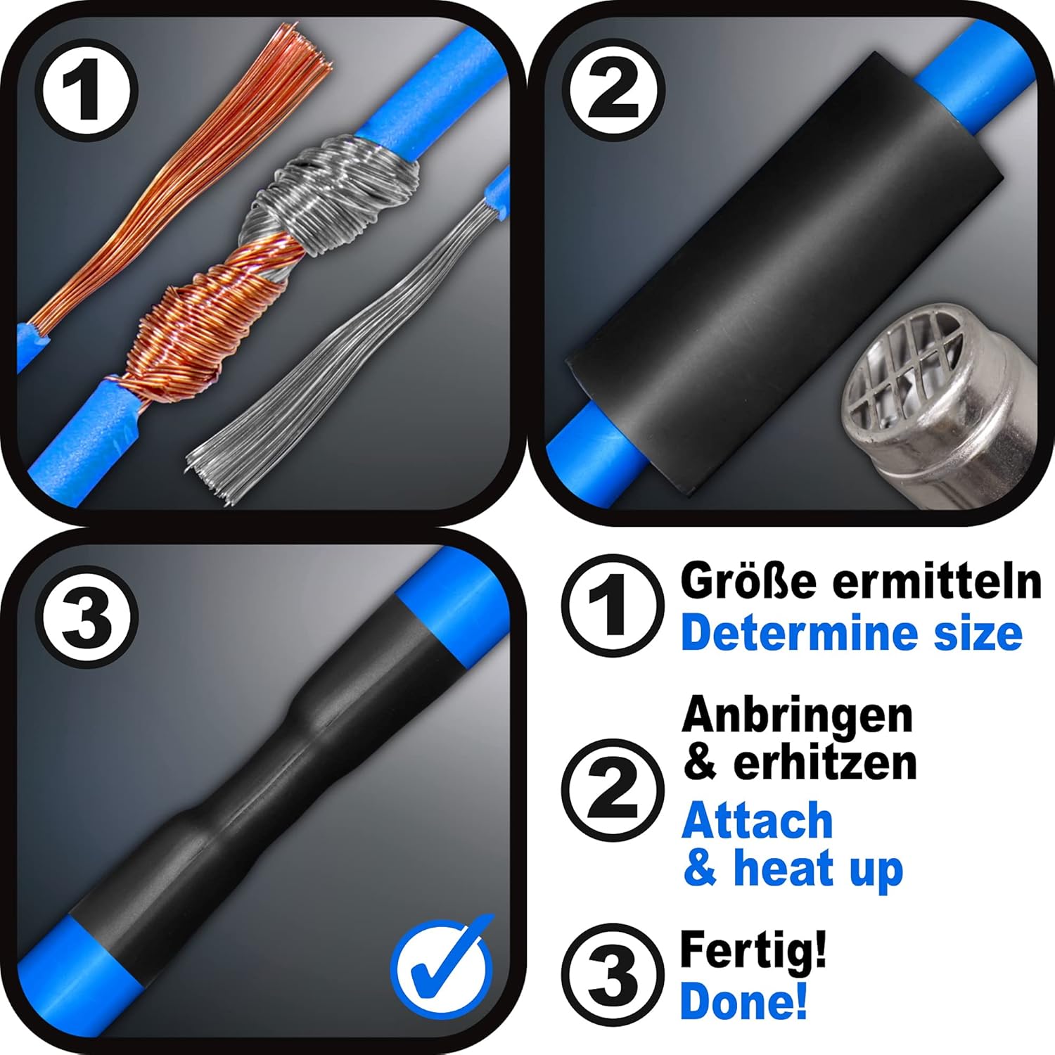 Isolatech - Tubo Termorestringente Nero con Adesivo Ø100mm - immagine 5