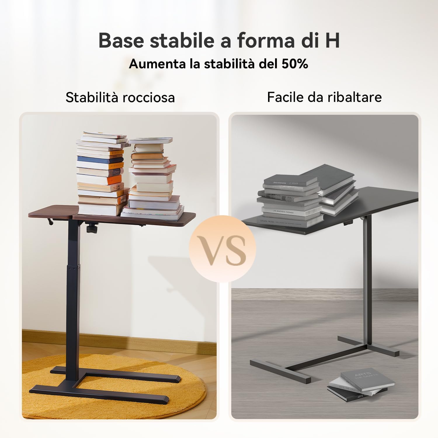 Sihoo D01 Tavolino da Letto Regolabile con Ruote - immagine 6