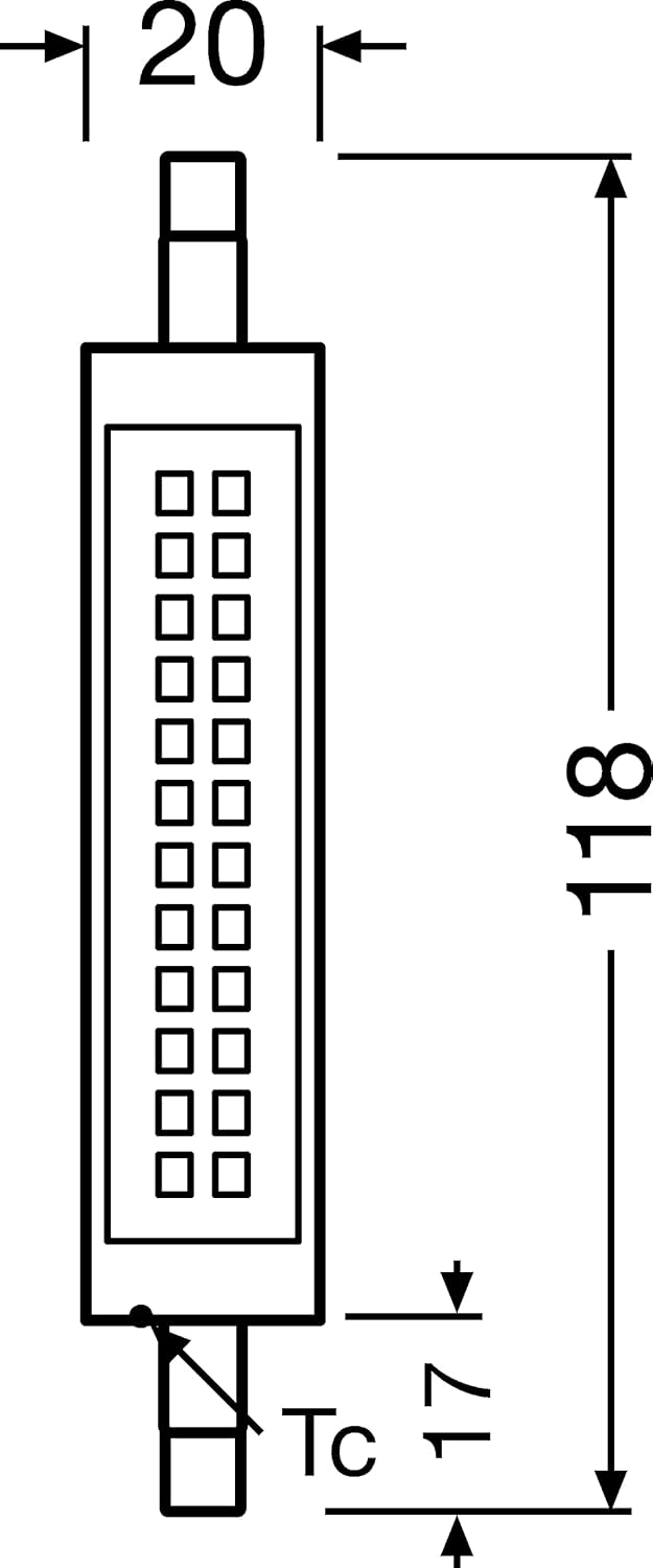 Osram LED Star Special T SLIM B15d, Bianco Caldo (4 pz) - immagine 3