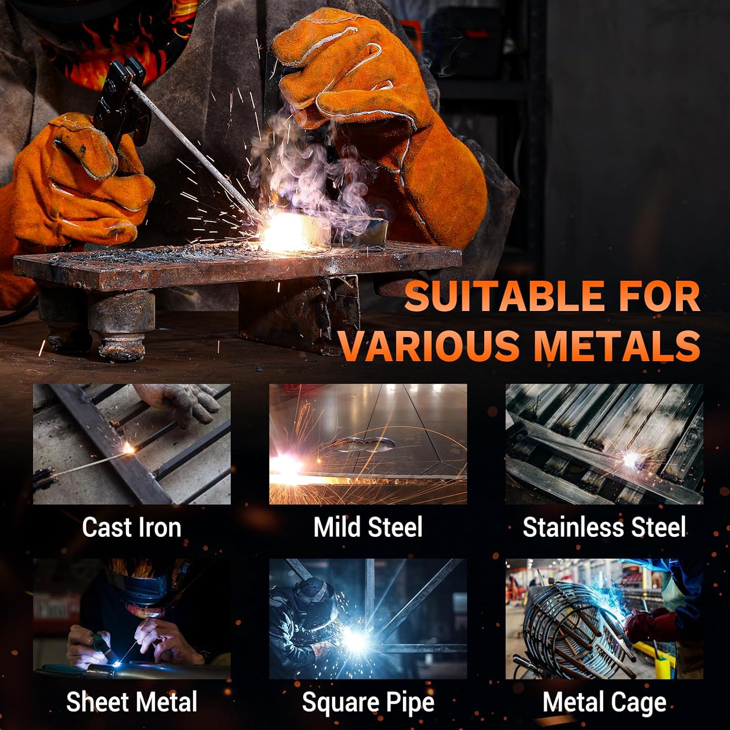 DEKO Saldatrice Inverter Elettrodo 220V 140A - immagine 8