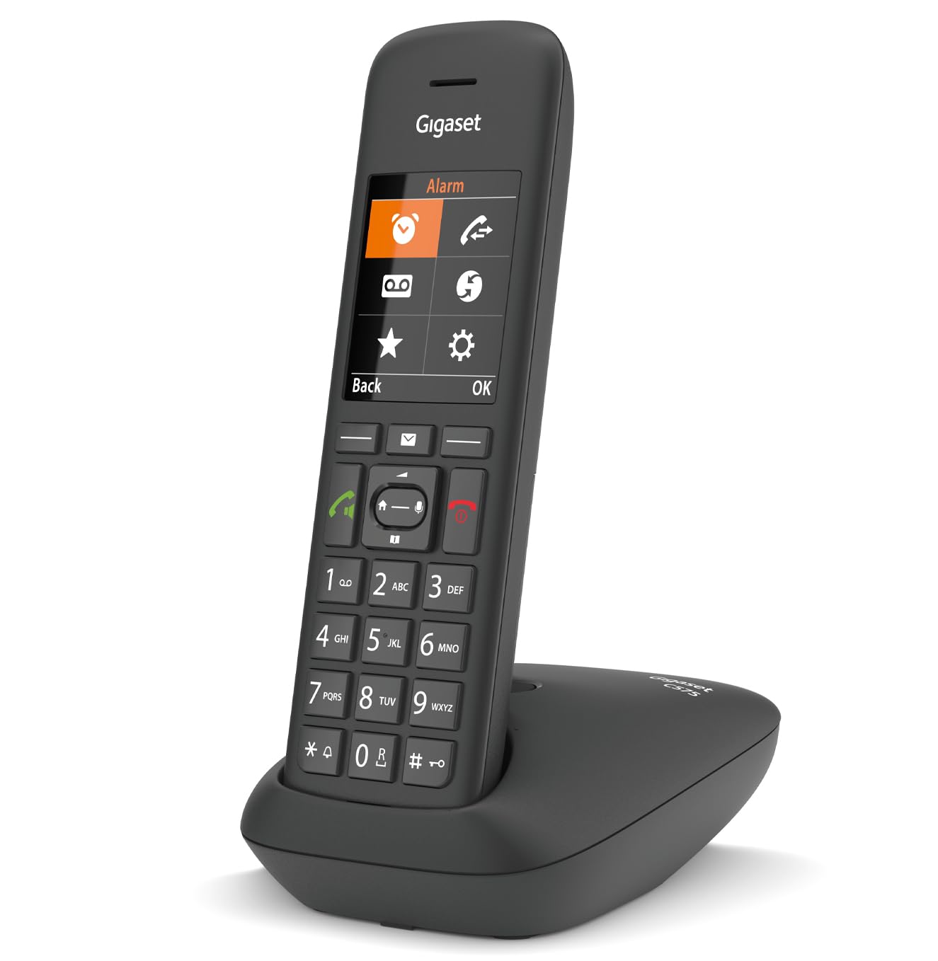 Gigaset C575 - Telefono DECT con Display a Colori, Nero