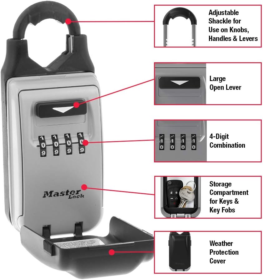 Master Lock 5420EC - Scatola di Sicurezza Portatile - immagine 2