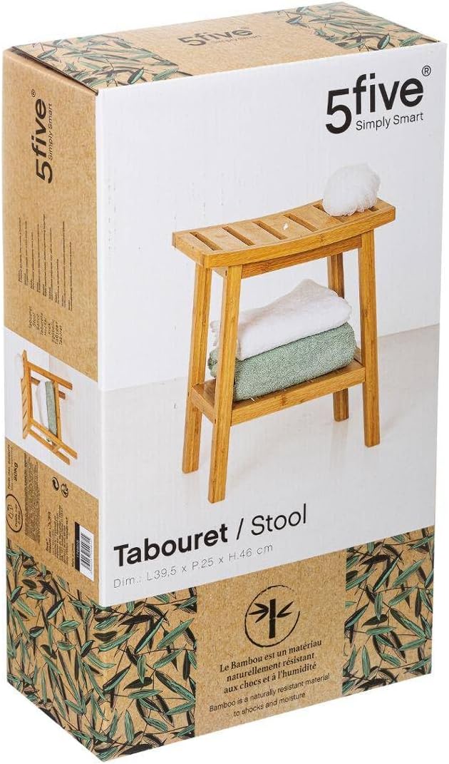 5five Sgabello Portaoggetti in Bambù - immagine 4