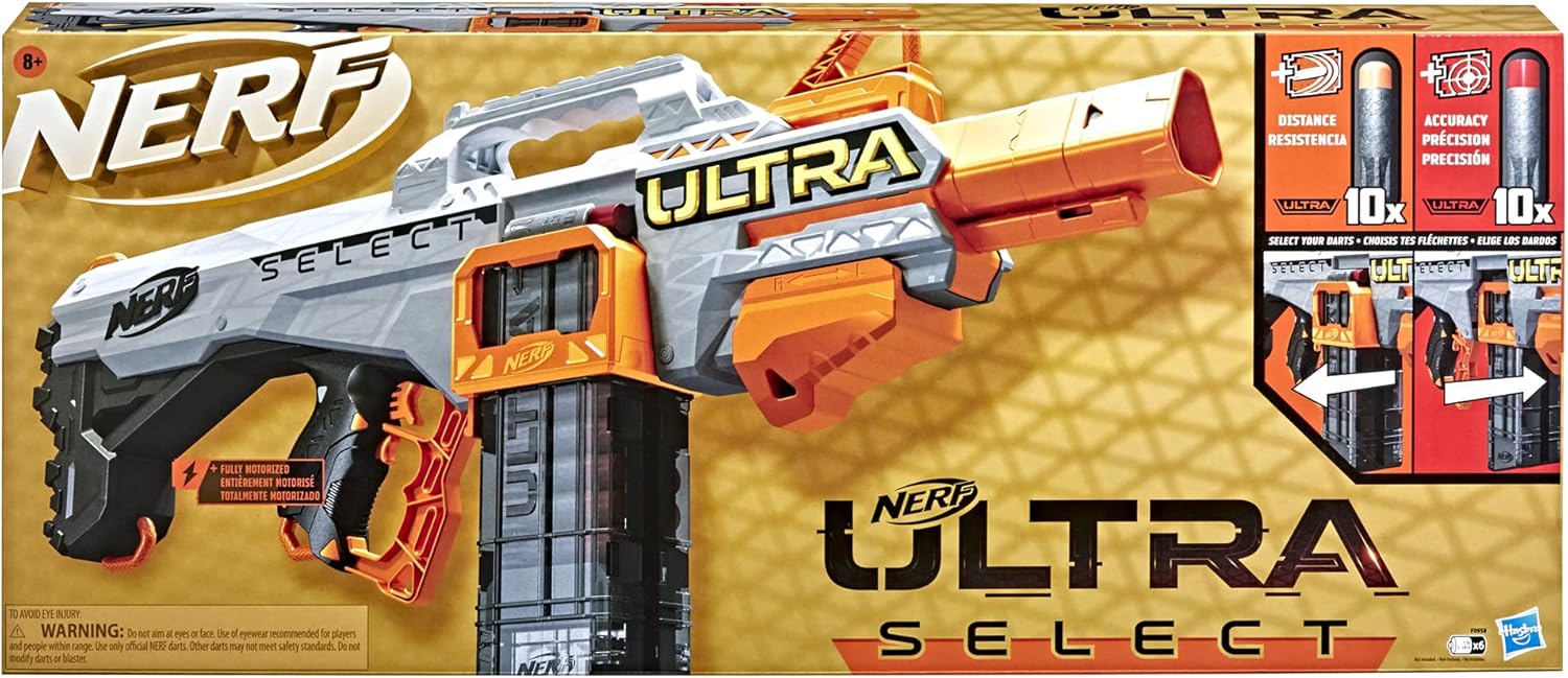 NERF Ultra Select - Blaster Motorizzato con Clip e Dardi - immagine 3
