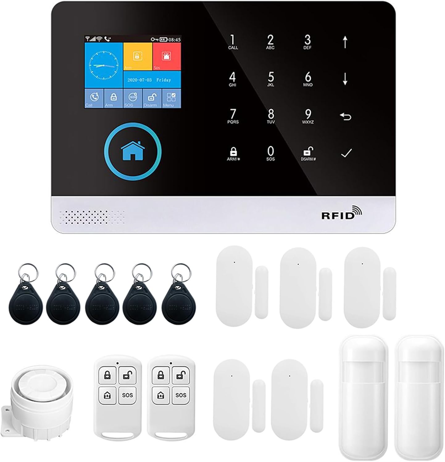 Irishom Allarme Casa Wireless WiFi + GSM 433 MHz