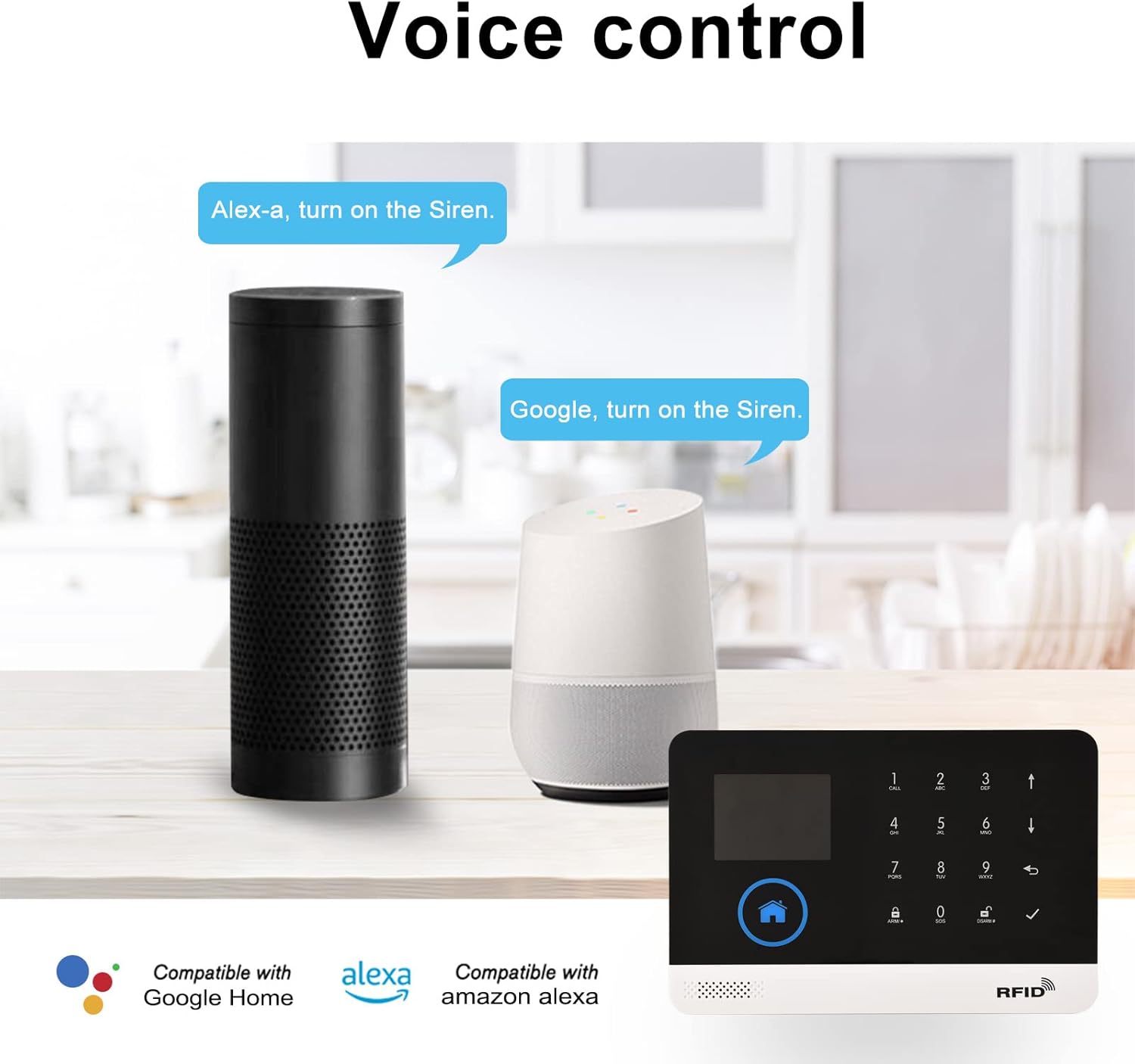 Irishom Allarme Casa Wireless WiFi + GSM 433 MHz - immagine 7