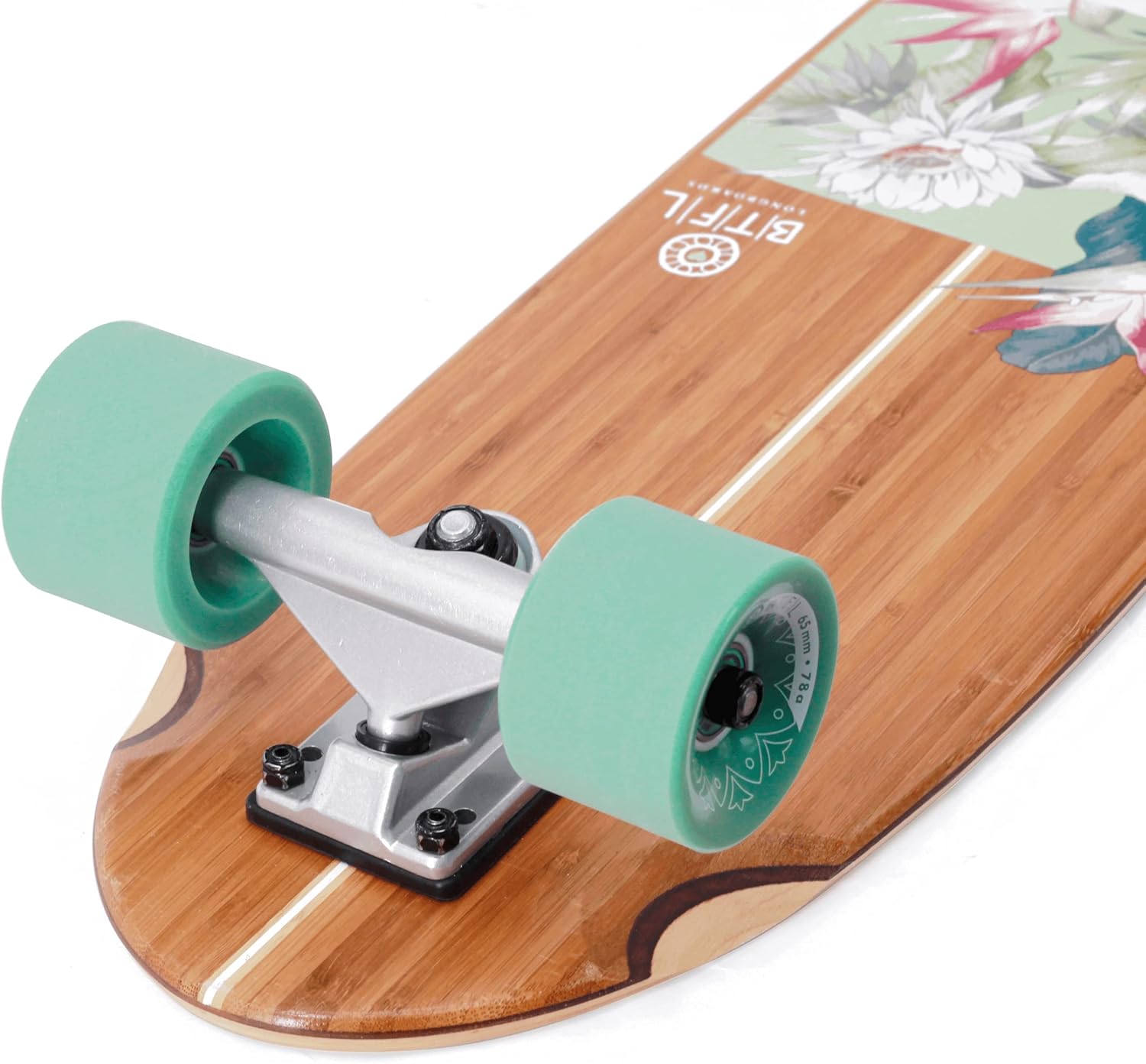 Btfl Mini-Cruiser Skateboard Longboard ABEC 9 - immagine 5
