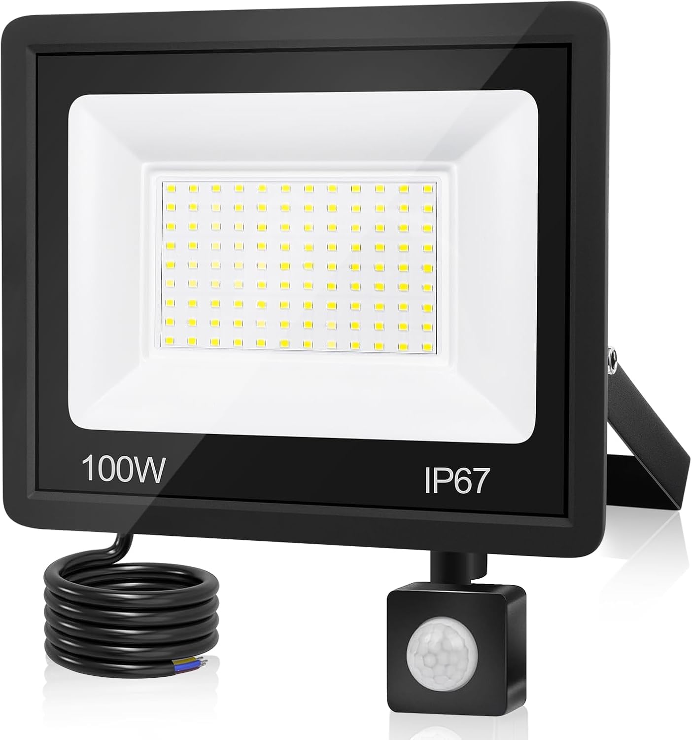 Faretto LED Esterno con Sensore di Movimento 100W