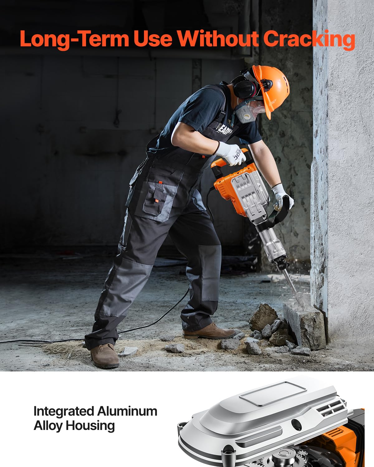 Vevor Martello Demolitore per Calcestruzzo 3500W - immagine 5