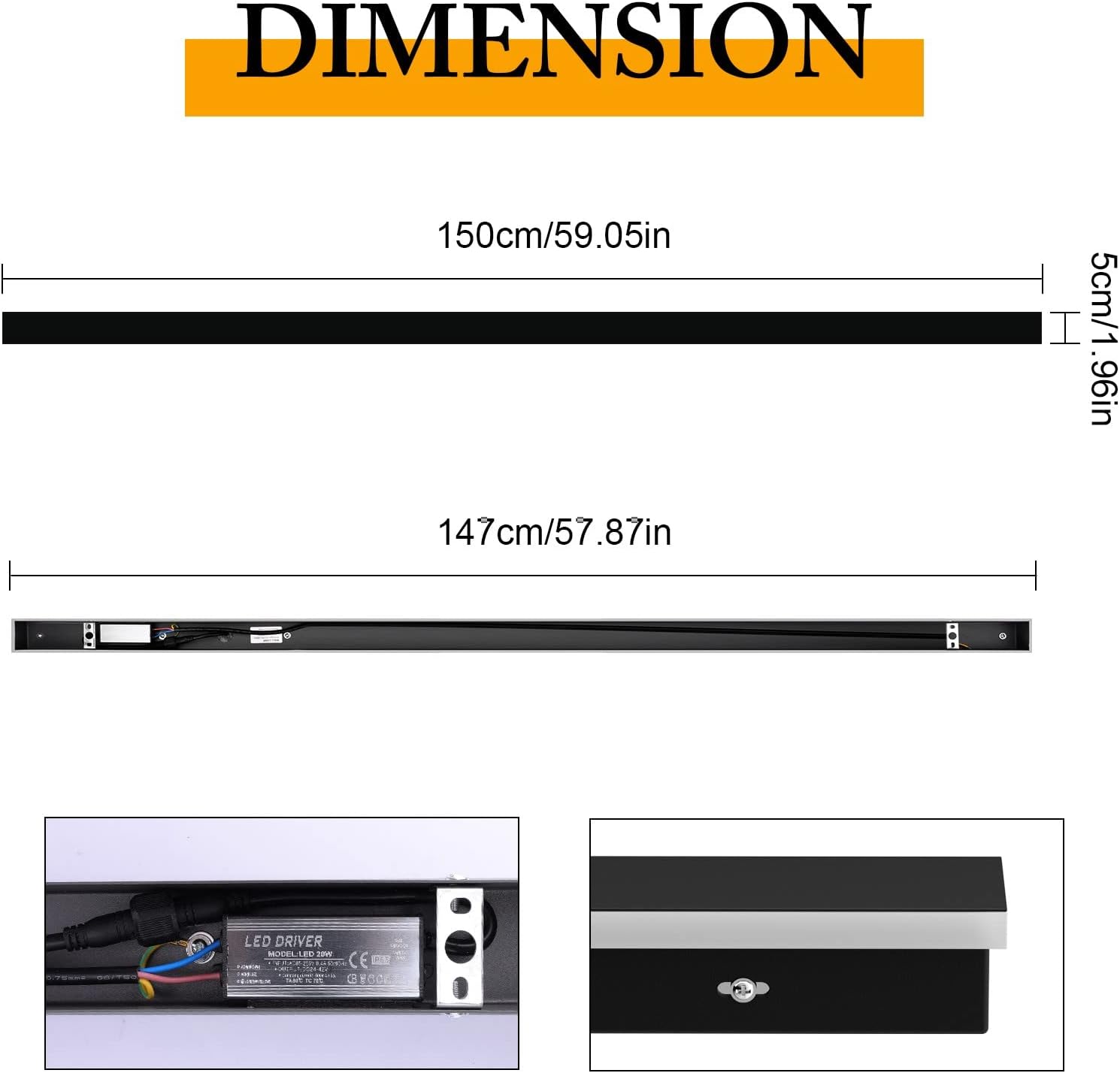 K-bright Lampada Parete Esterno/Interno LED 45W 4000K - immagine 7