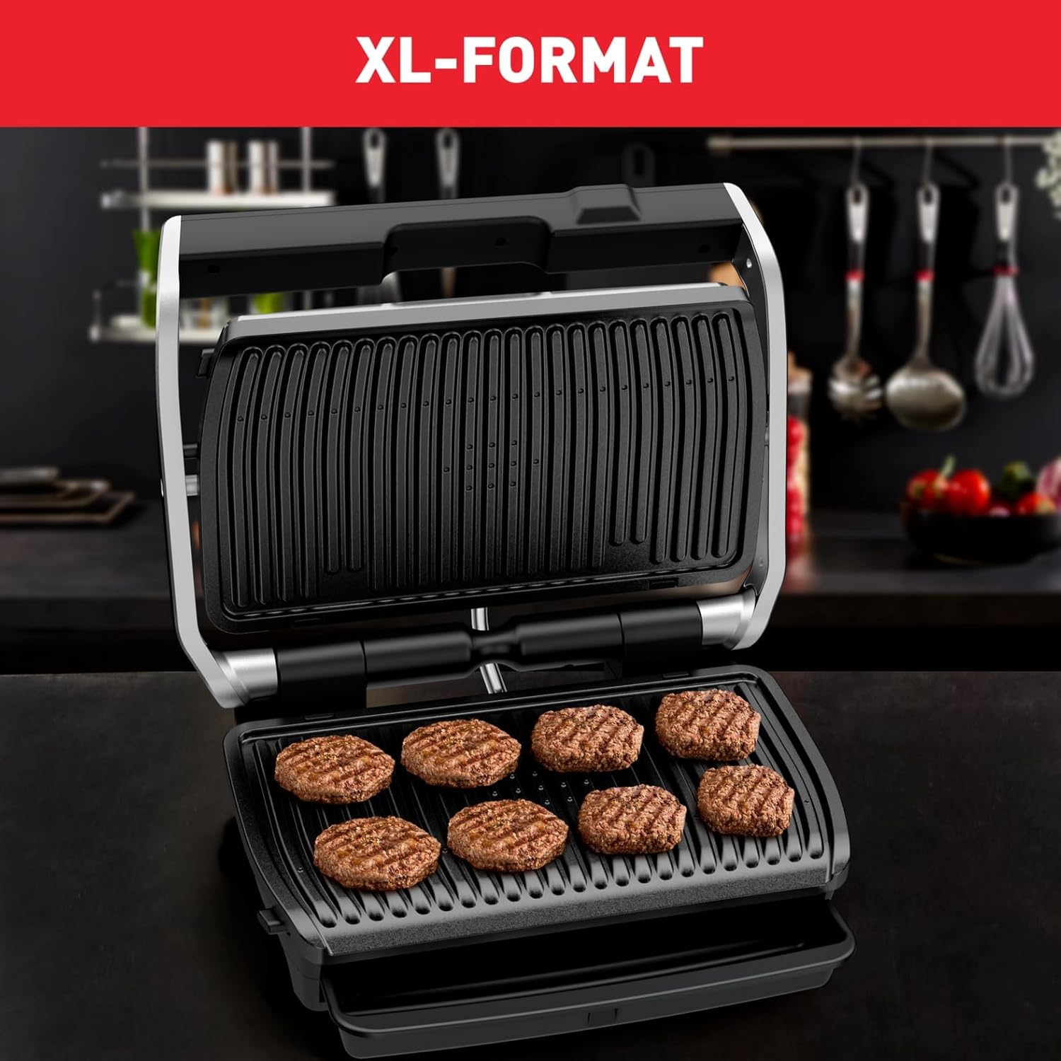 Tefal OptiGrill Elite XL GC760D12 - Gril -électrique - 800 cm ² - immagine 7