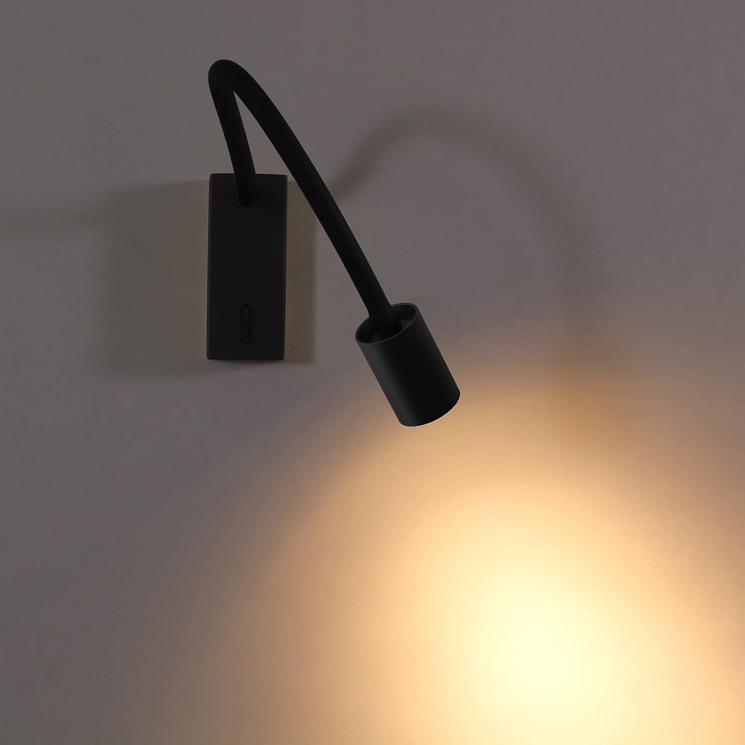 Dawalight Applique da Parete per Lettura 5W LED, Nero - immagine 2