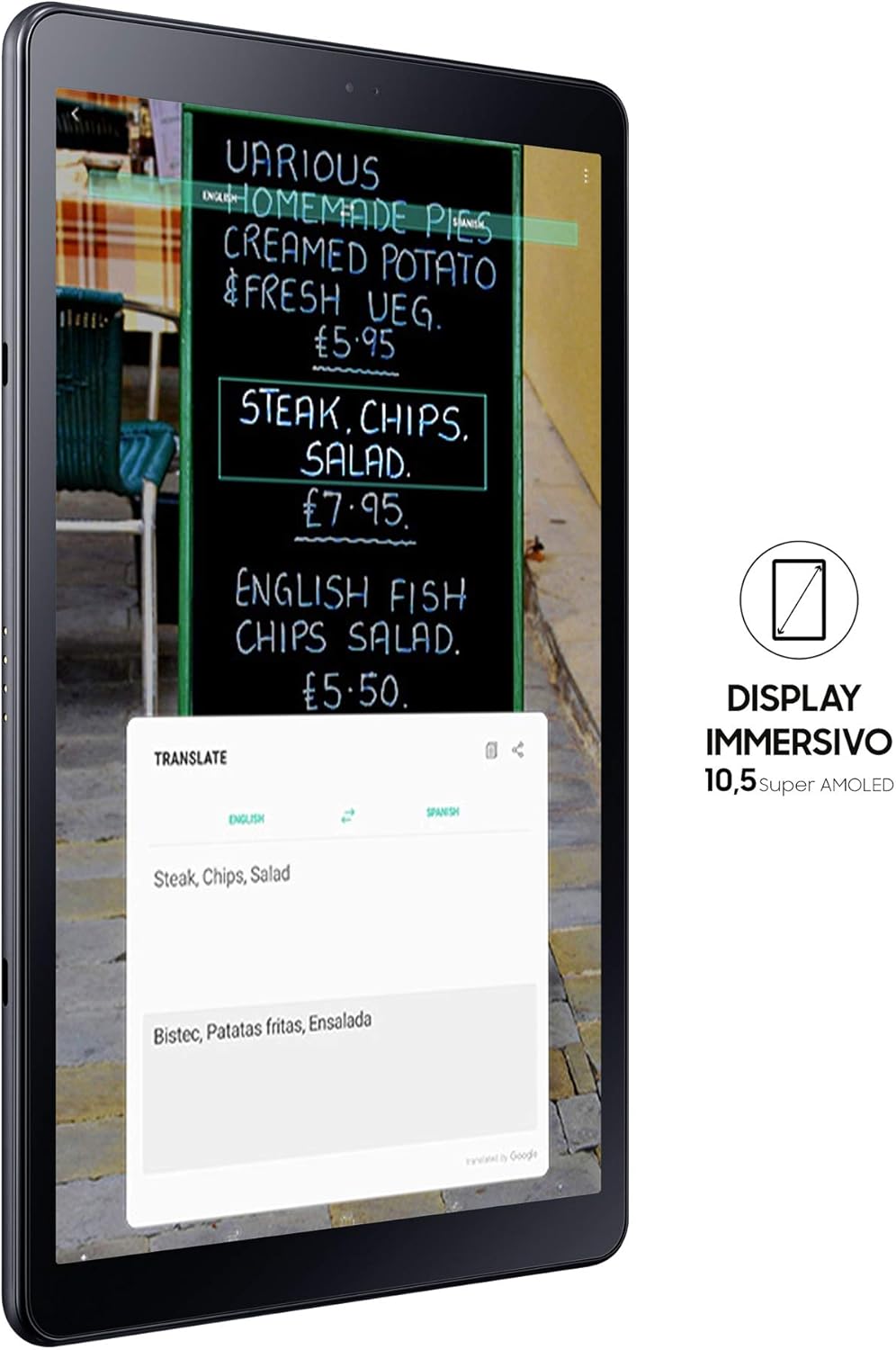 Samsung Galaxy Tab A Tablet 10.5" 32GB LTE, Nero - immagine 3