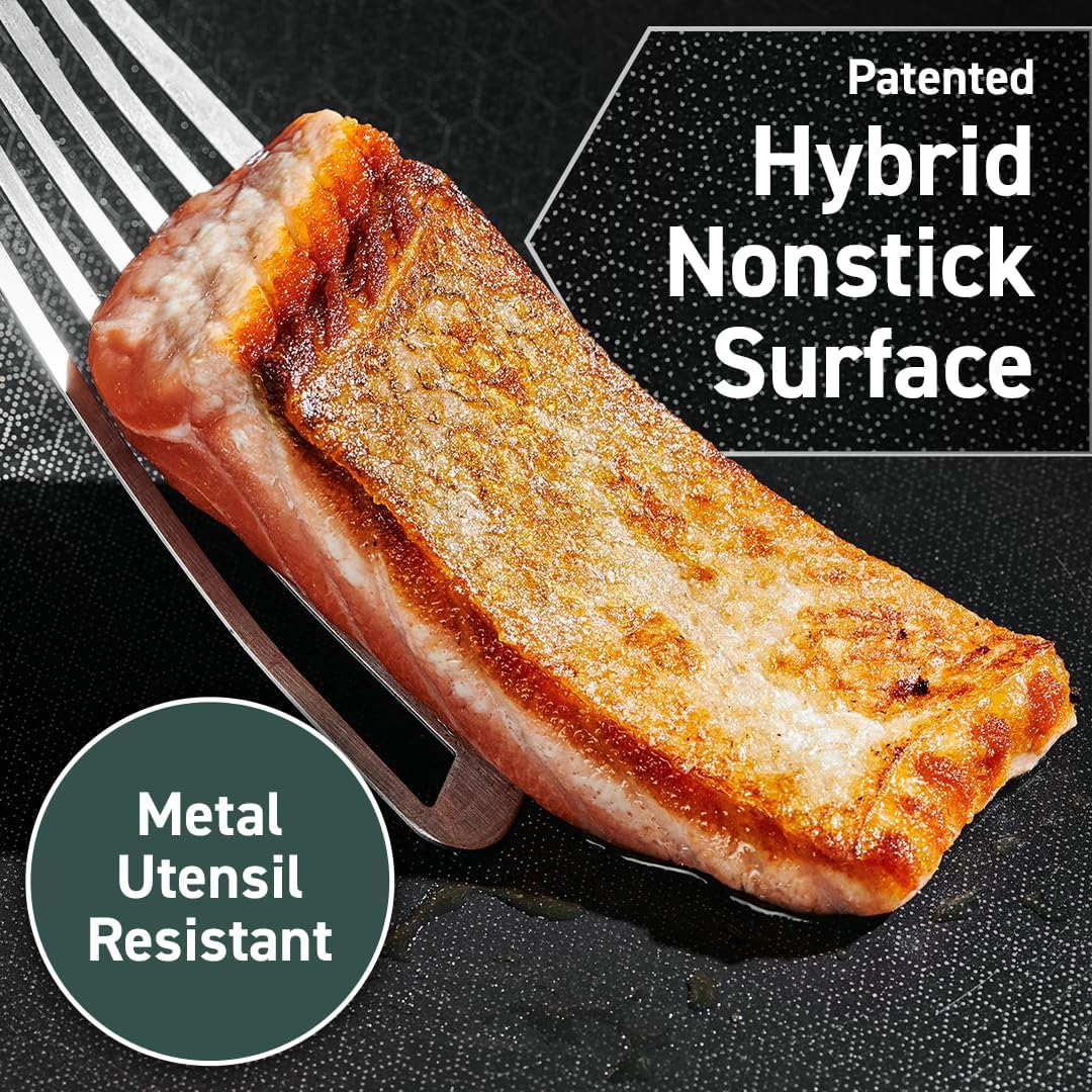 Hexclad Friggitrice Ibrida 7 Quarti con Coperchio - immagine 4