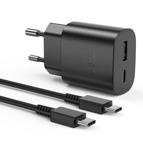 Caricabatterie Sumsamg 25W USB-C Rapido Doppia Porta - immagine 1