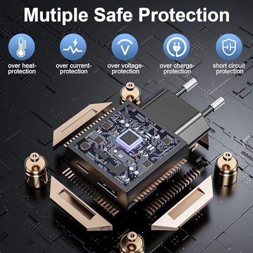 Caricabatterie Sumsamg 25W USB-C Rapido Doppia Porta - immagine 5