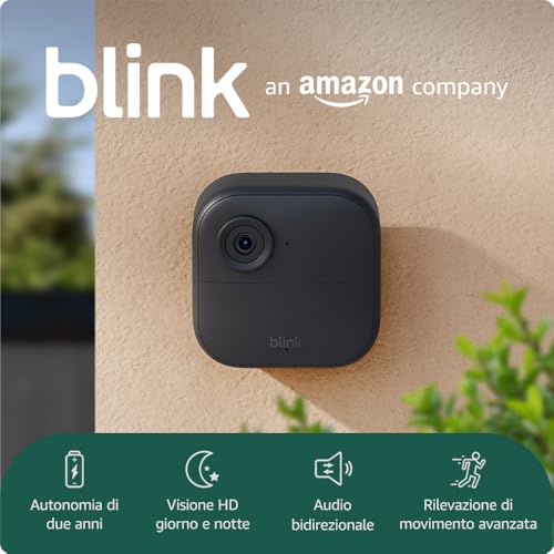 Blink (Outdoor 4) - Sistema di Sicurezza Smart HD Wireless (4 Telecamere)