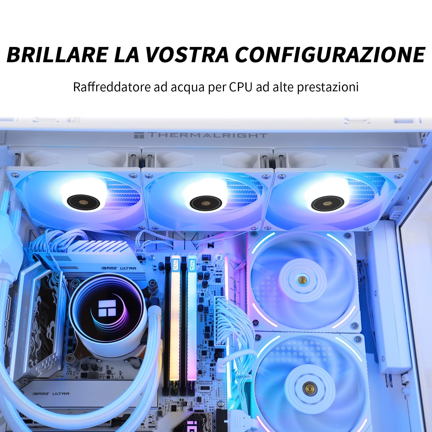 Tr Frozen Notte 360 WHITE ARGB Raffreddatore CPU - immagine 4