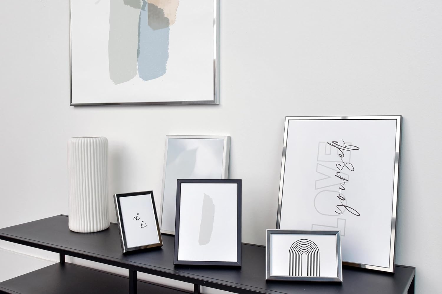 Deha Design Cornice in Alluminio Boston A1, Nero Opaco - immagine 6