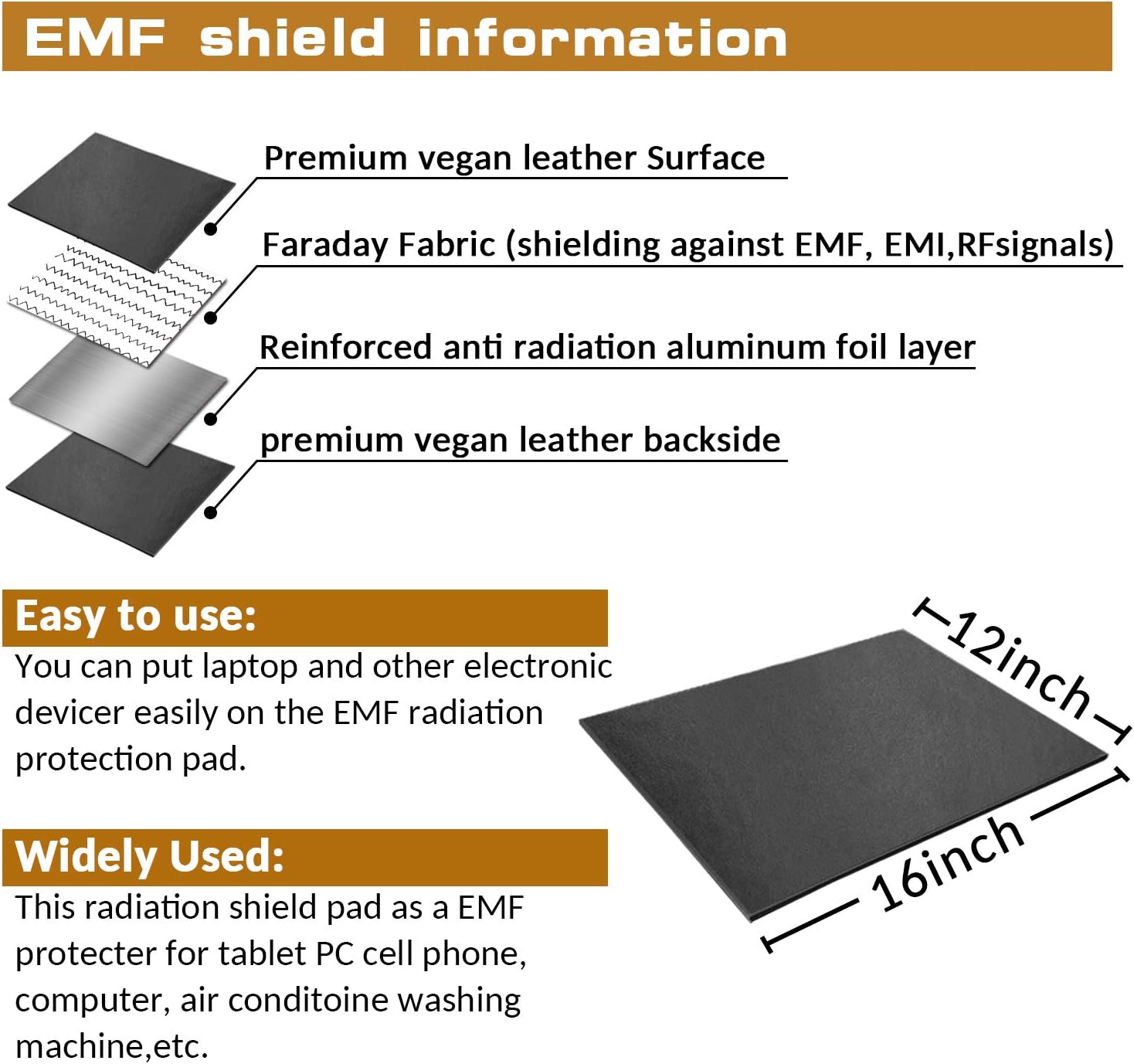 Pad di Protezione Termica per Laptop E/M*F 30x40cm - immagine 3