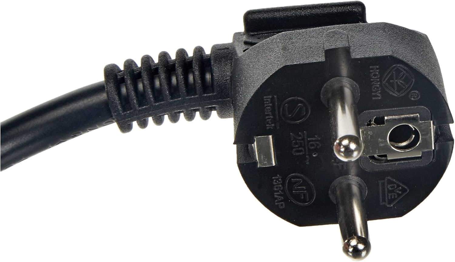 UNITEC Schuko - Prolunga H05VV-F3G1,5mm², IP 20, 10 m, colore: Nero - immagine 3