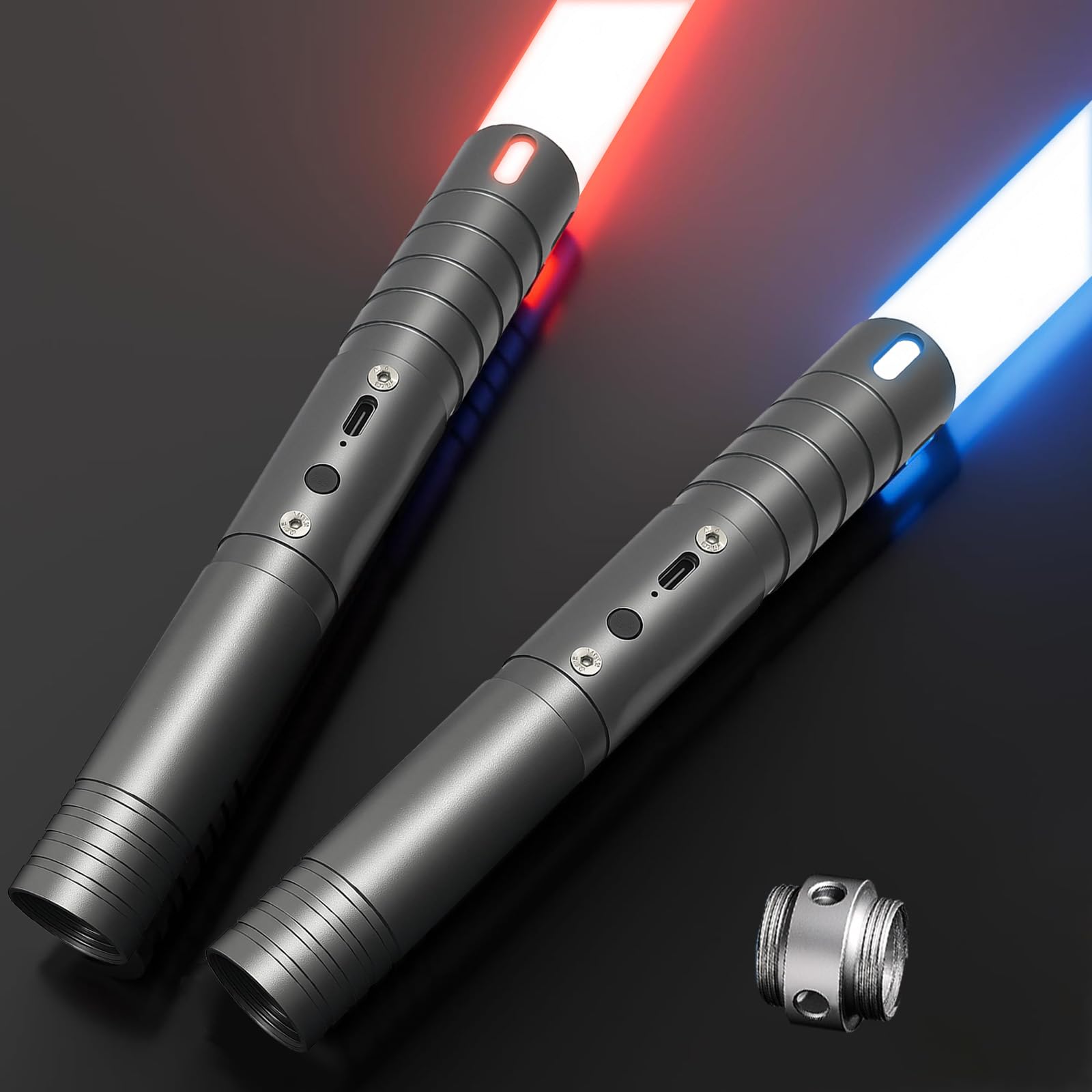 Spada Laser Ricaricabile USBC con 15 Colori (2PC)