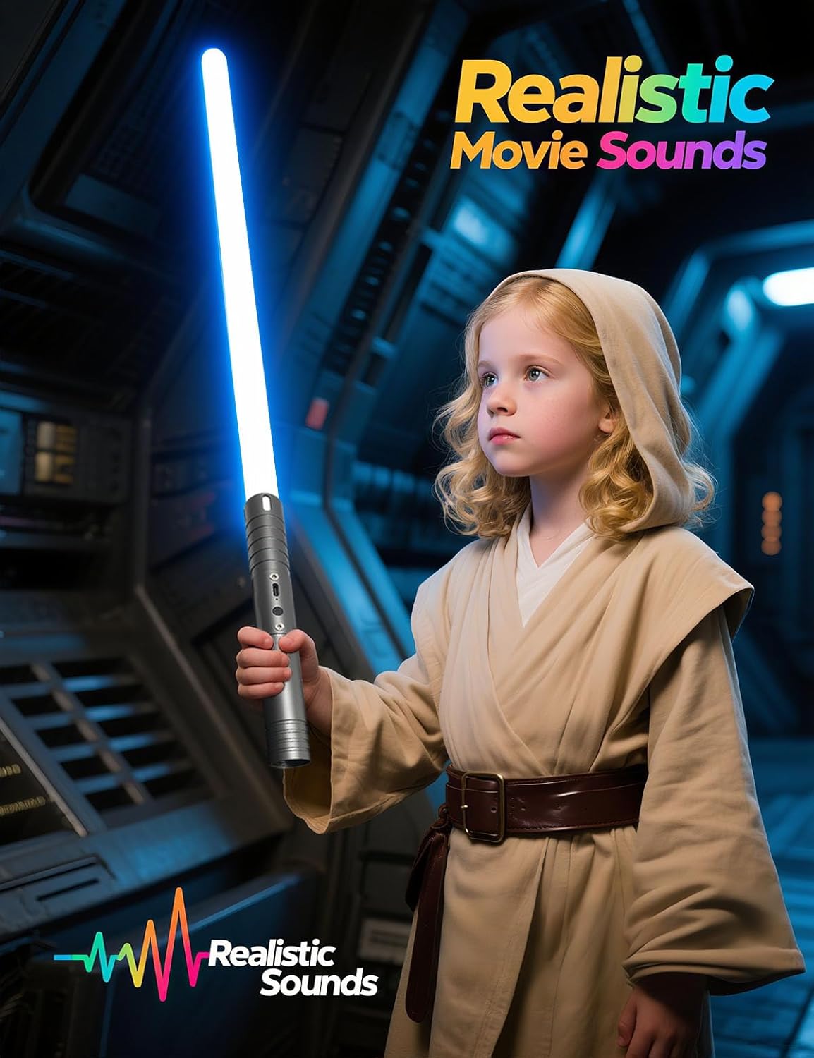 Spada Laser Ricaricabile USBC con 15 Colori (2PC) - immagine 3