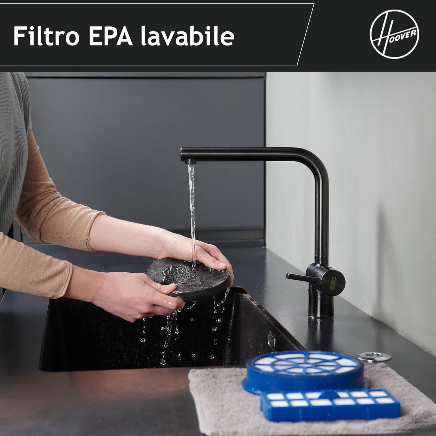 Hoover HP1 [HPZ107HM] - Aspirapolvere Compatto 2L - immagine 7