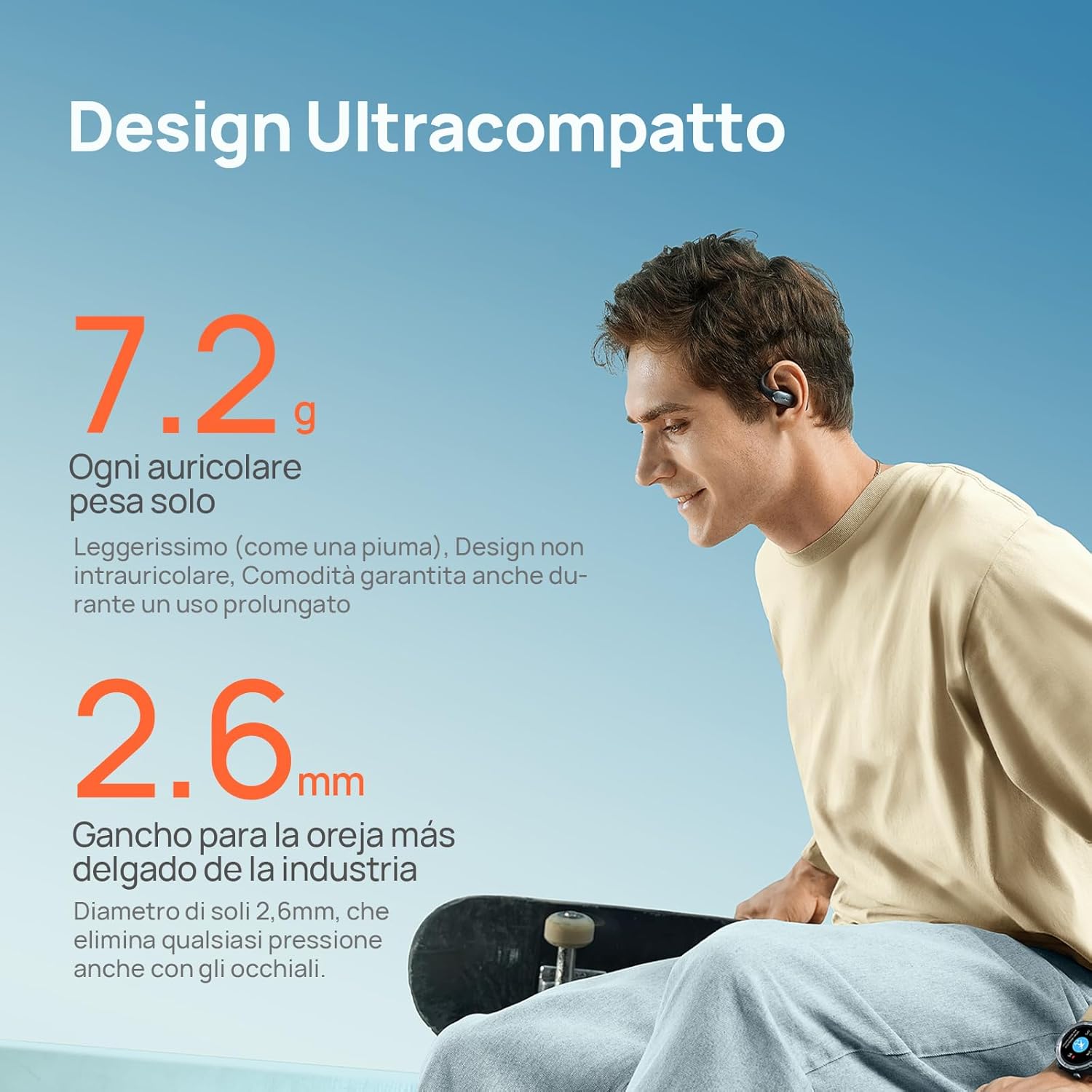 Mibro Open-Ear Pro - Cuffie Wireless Bluetooth IPX4 - immagine 2