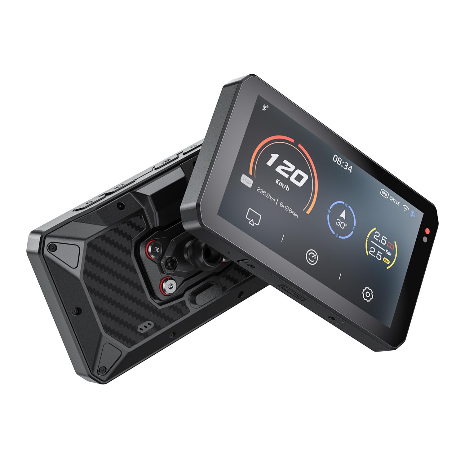 AIO-5Play - Sistema Navigazione GPS Moto/Auto 5"