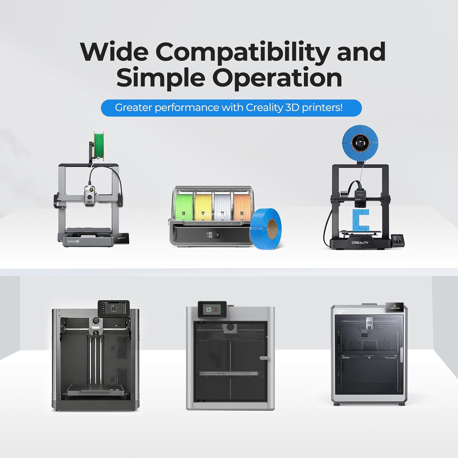 Creality Filamento PETG 1.75mm per Stampanti 3D, 4kg - immagine 6