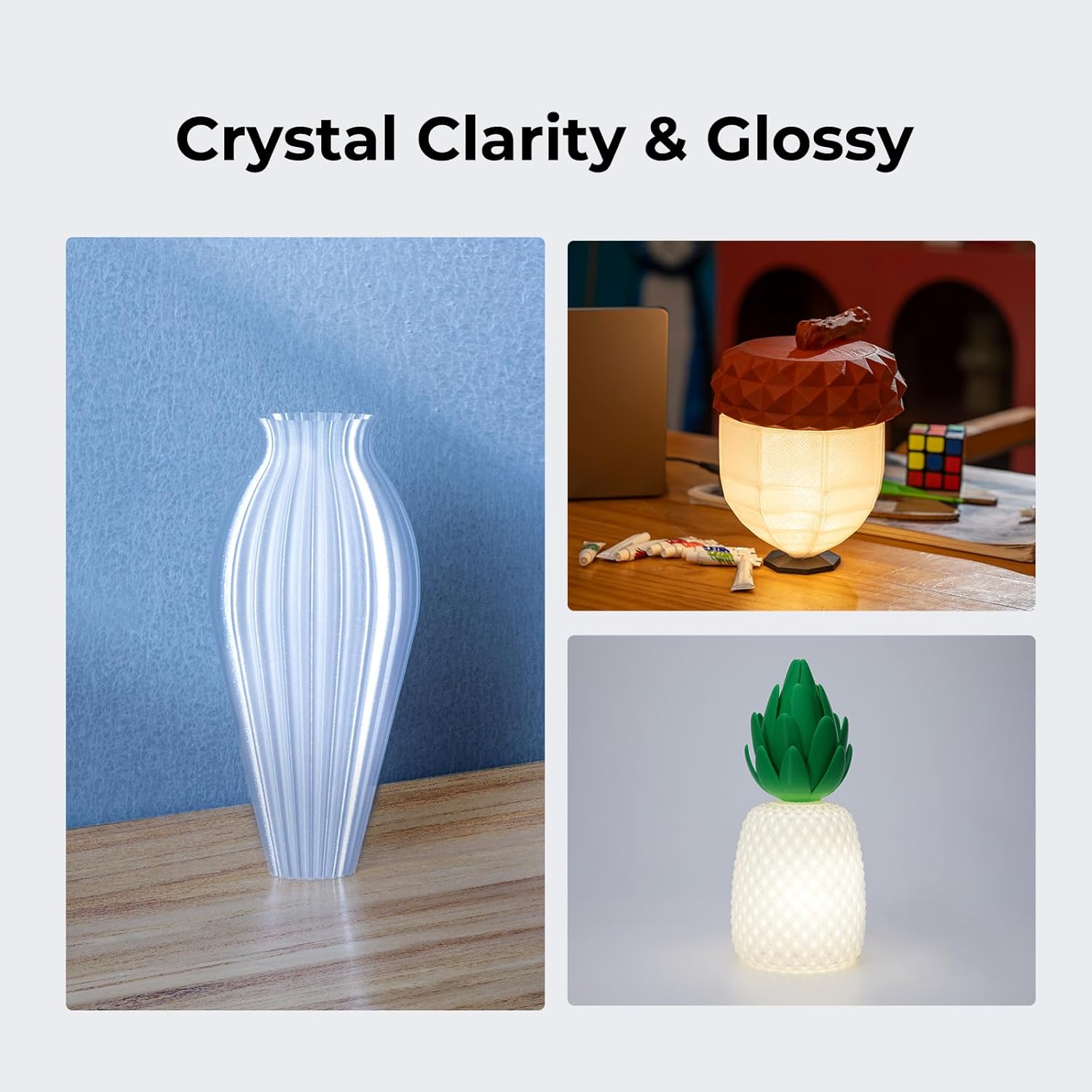 Creality Filamento PETG 1.75mm per Stampanti 3D, 4kg - immagine 8