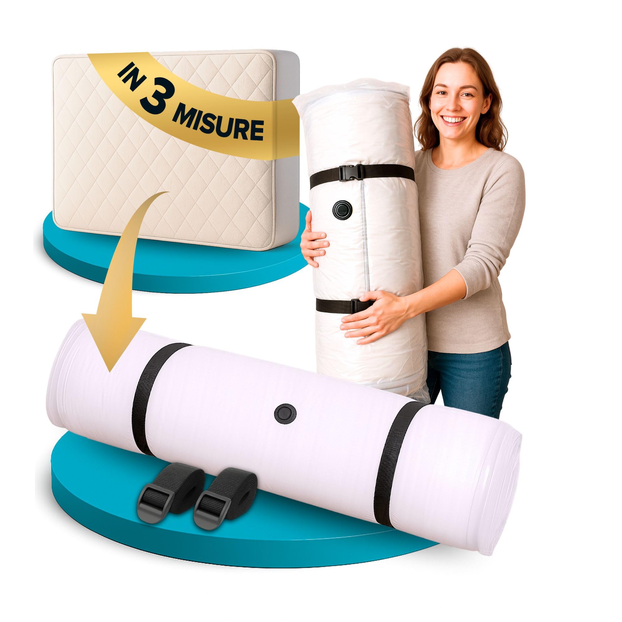 FiRiO Sacco Sottovuoto per Materasso Singolo